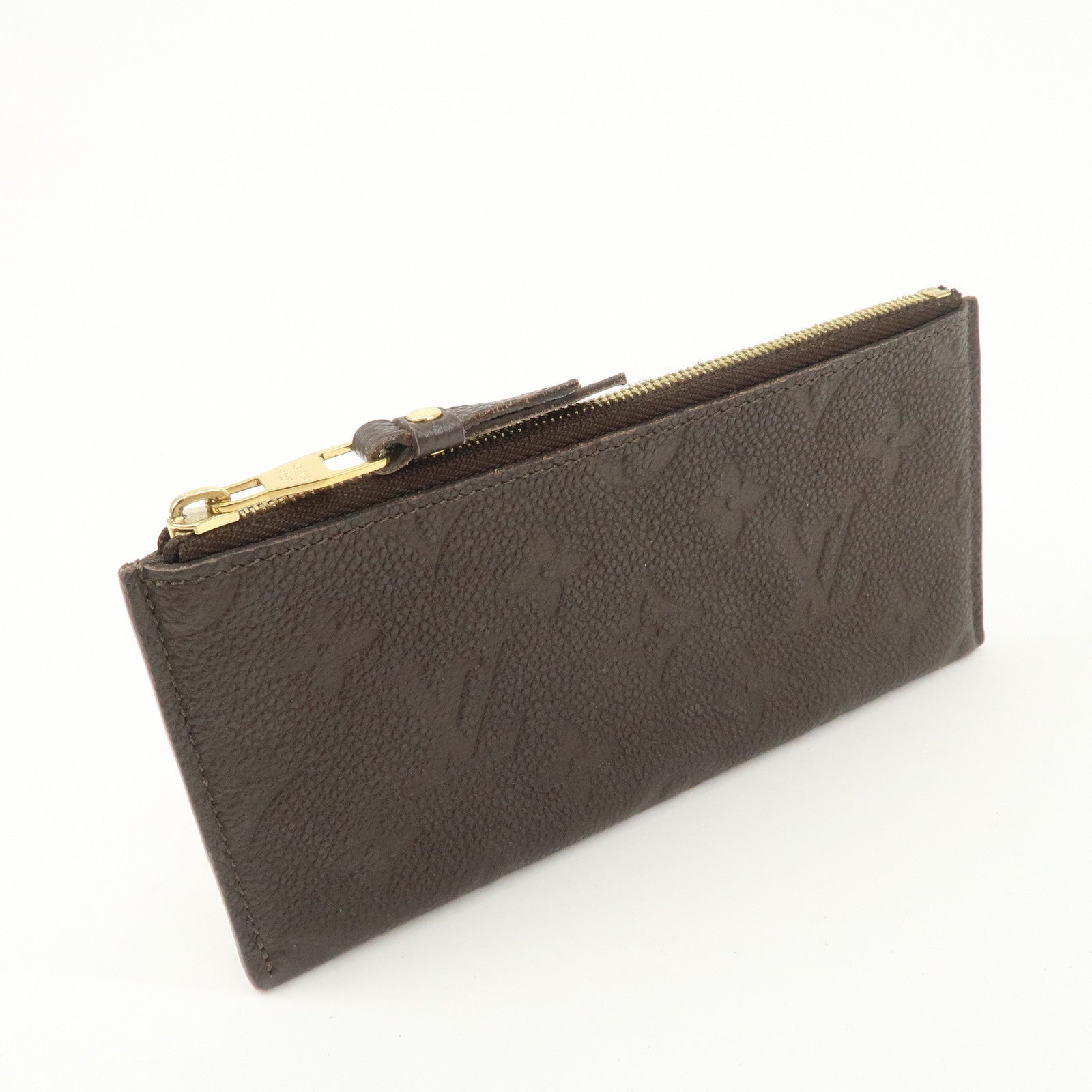 Louis Vuitton Empreinte Portefeuille Curieuse Pouch Brown M60300 Used