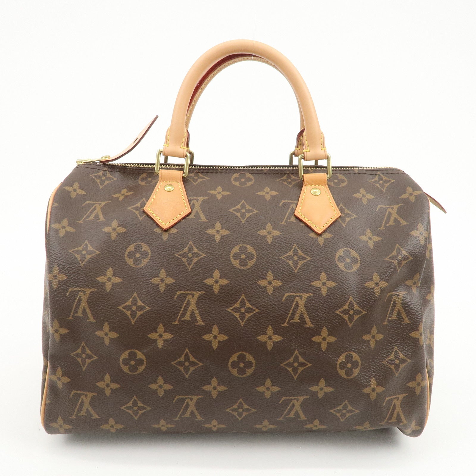 Louis Vuitton Monogram Speedy 30 Boston Bag Hand Bag Brown M41108