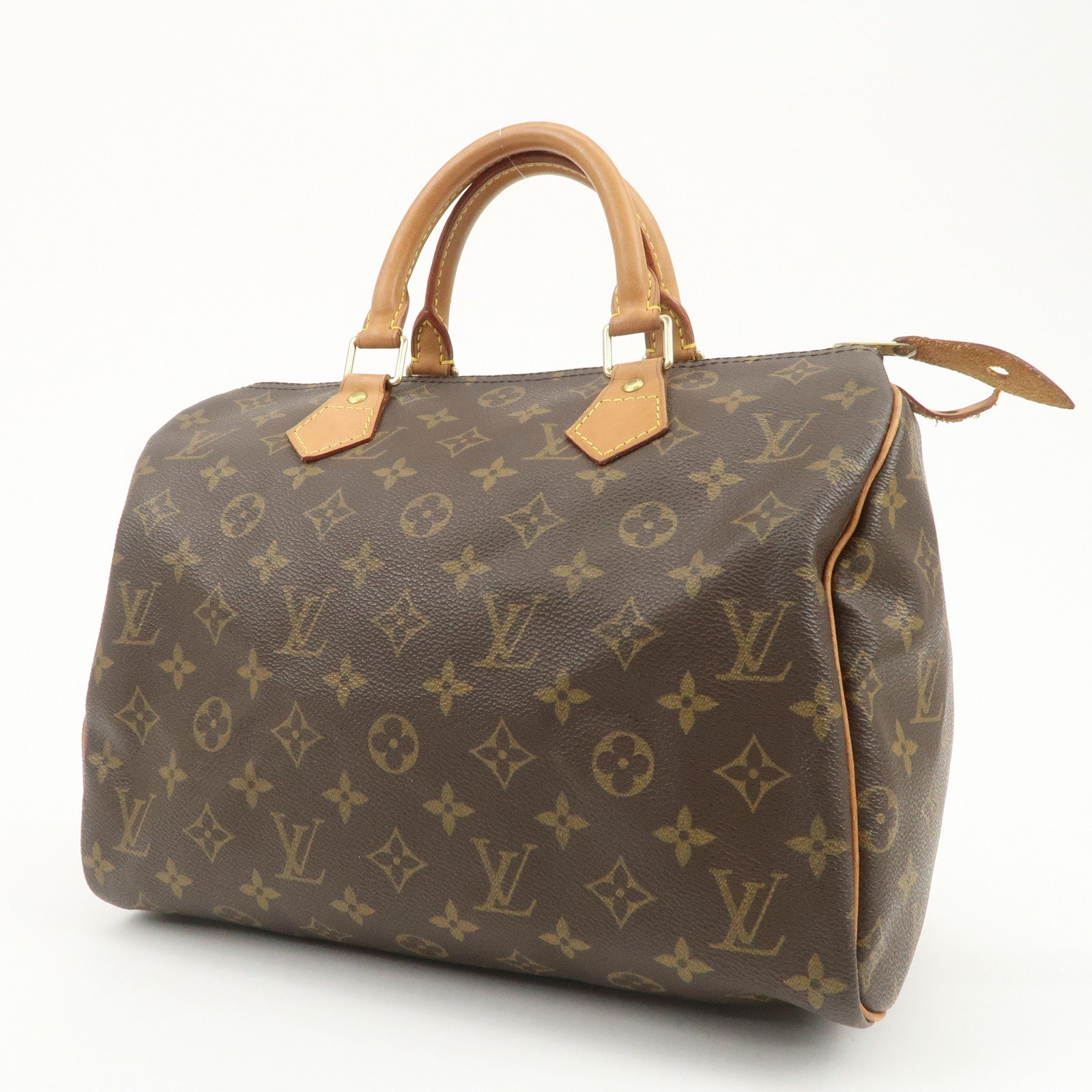 Louis Vuitton Monogram Speedy 30 Boston Bag Hand Bag Brown M41526