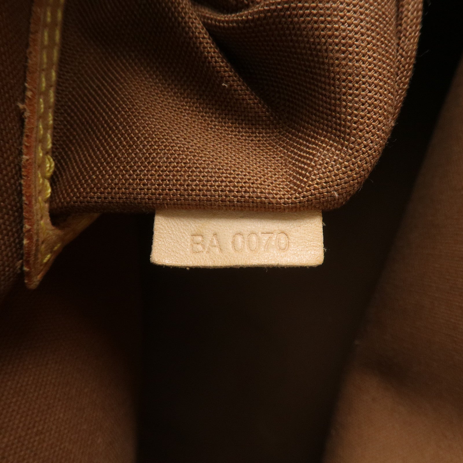 Louis Vuitton Monogram Canvas Alma Hand Bag Brown M51130