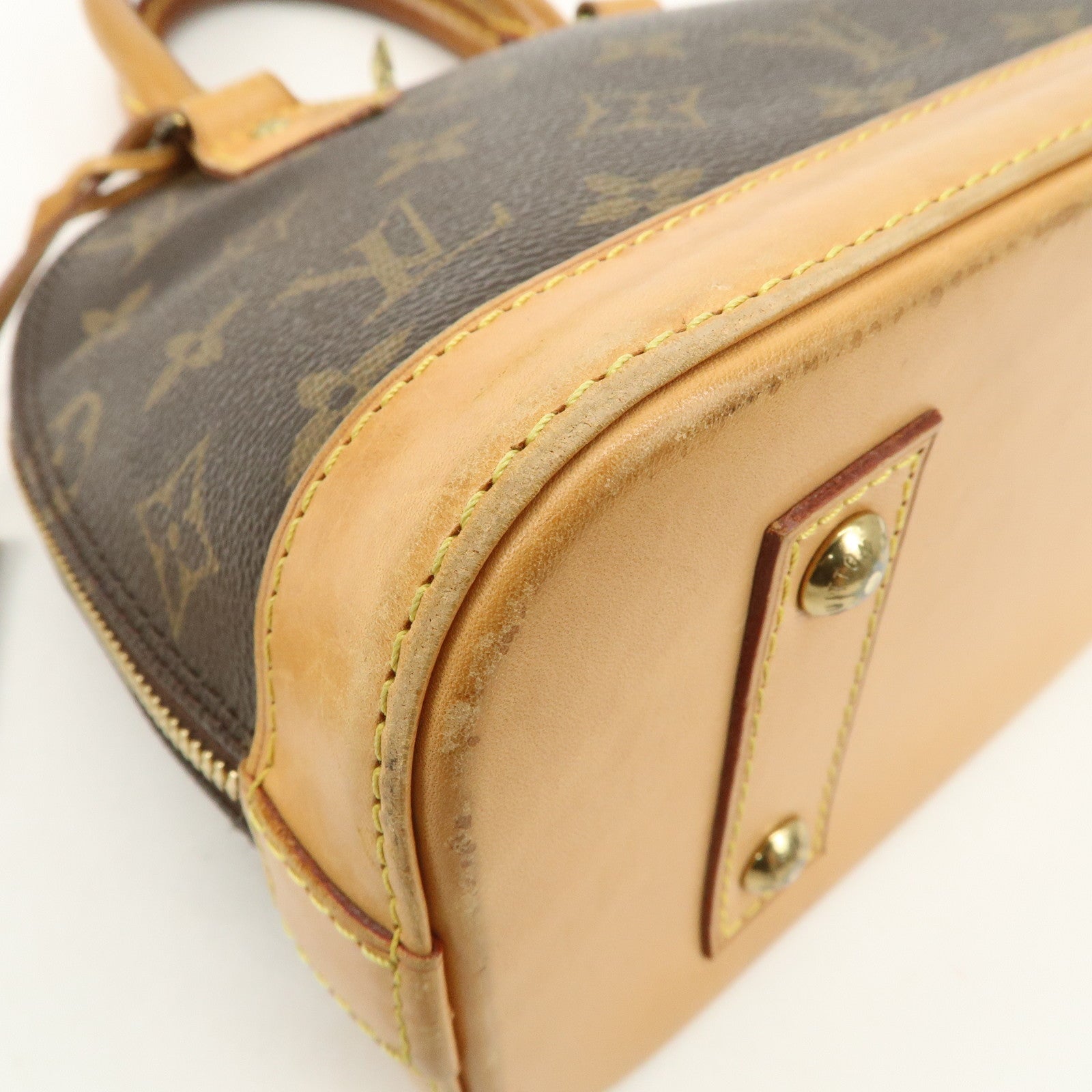 Louis Vuitton Monogram Alma BB 2Way Bag Hand Bag M53152