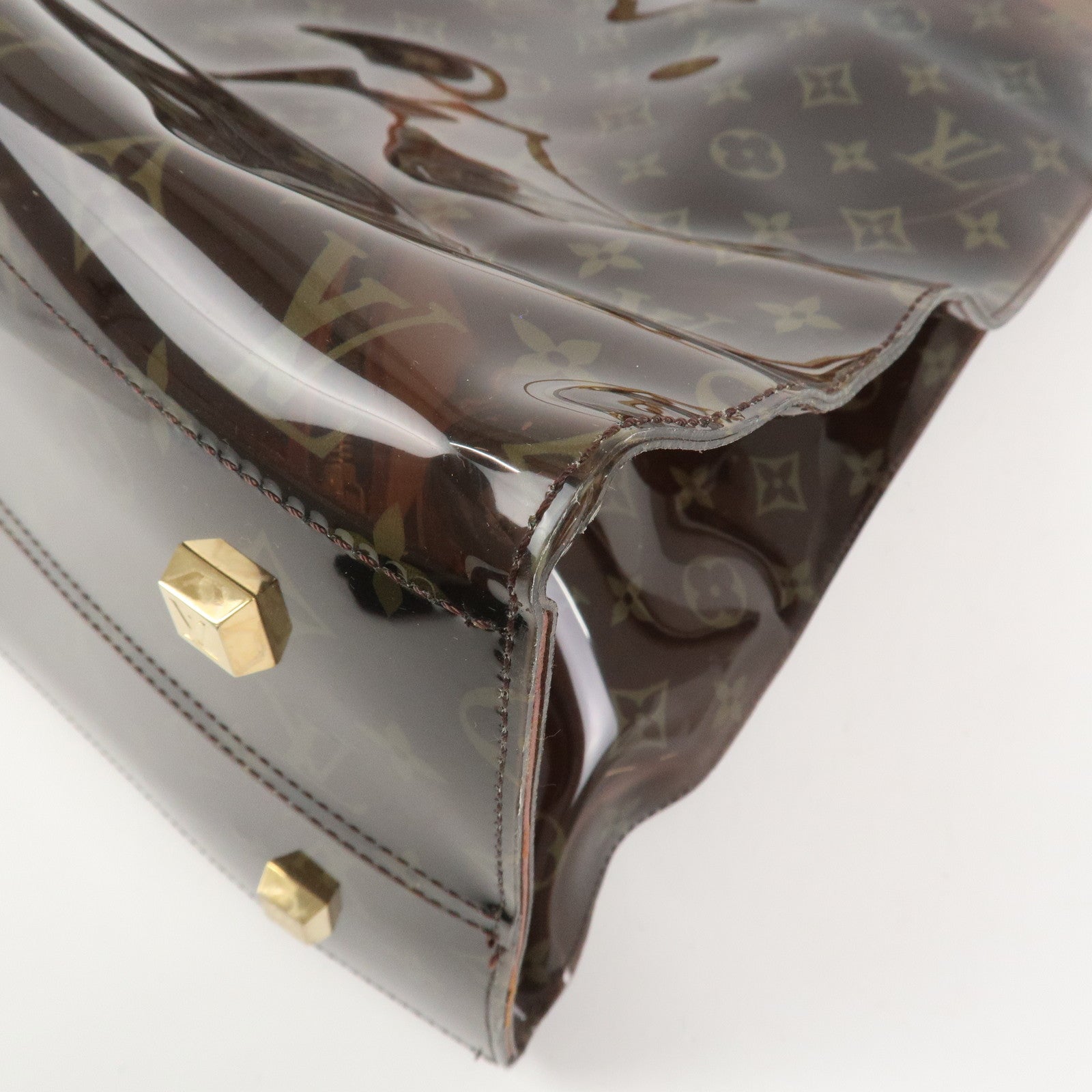 Louis Vuitton Monogram Cabas Cruise Vinyl Tote Bag Brown M50500