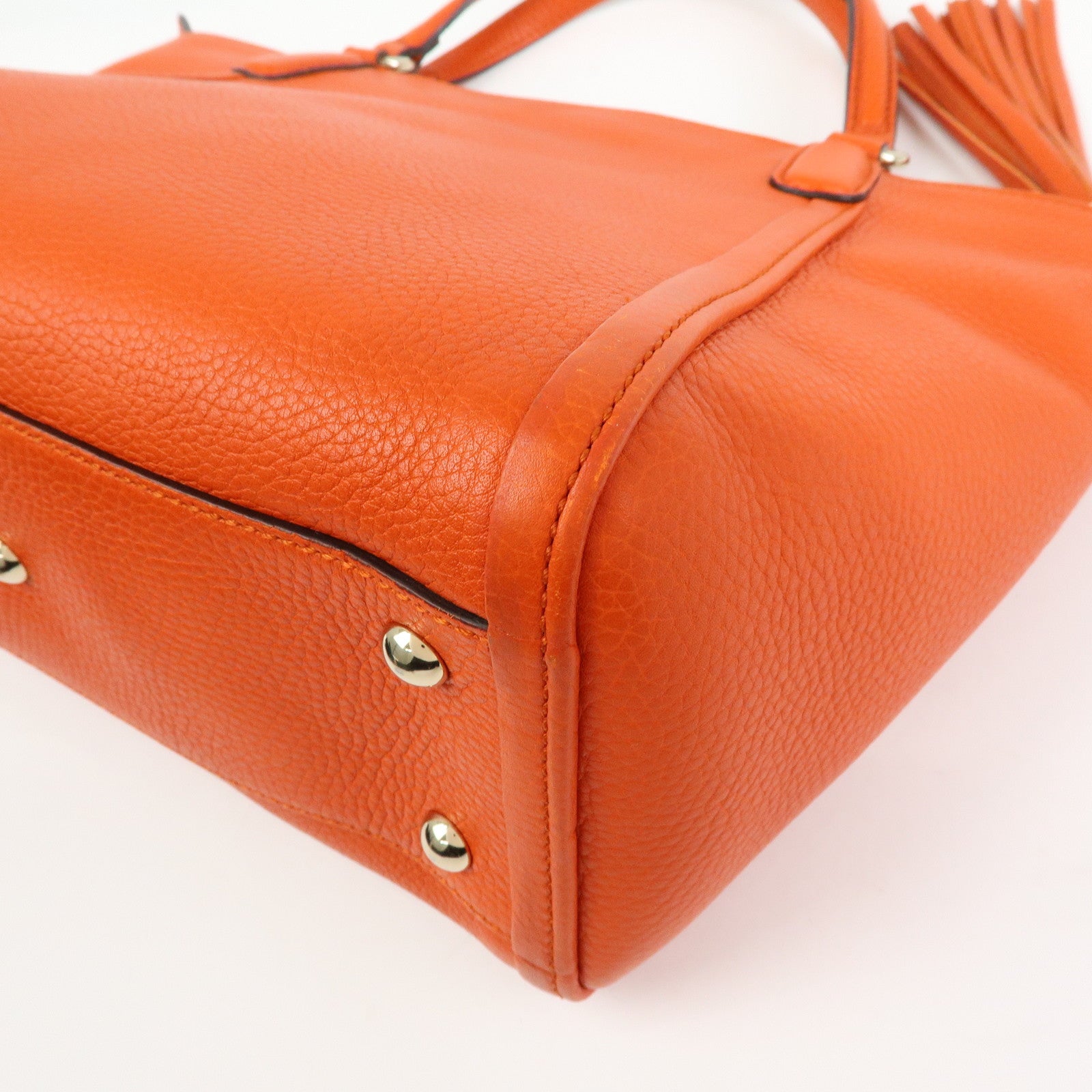 GUCCI SOHO Interlocking G Leather 2Way Bag Hand Shoulder Bag 369176
