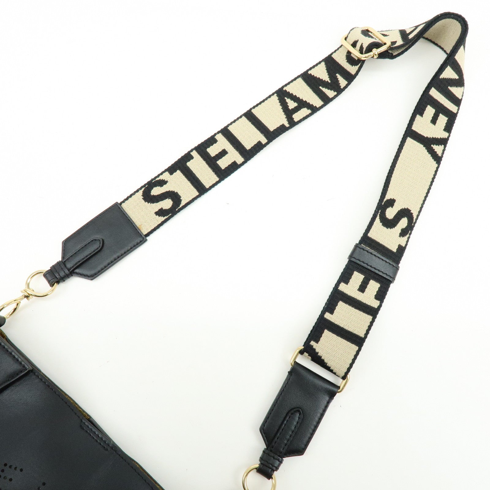 STELLA MCCARTNEY Alter Nappa Shoulder Bag Crossbody Bag Black