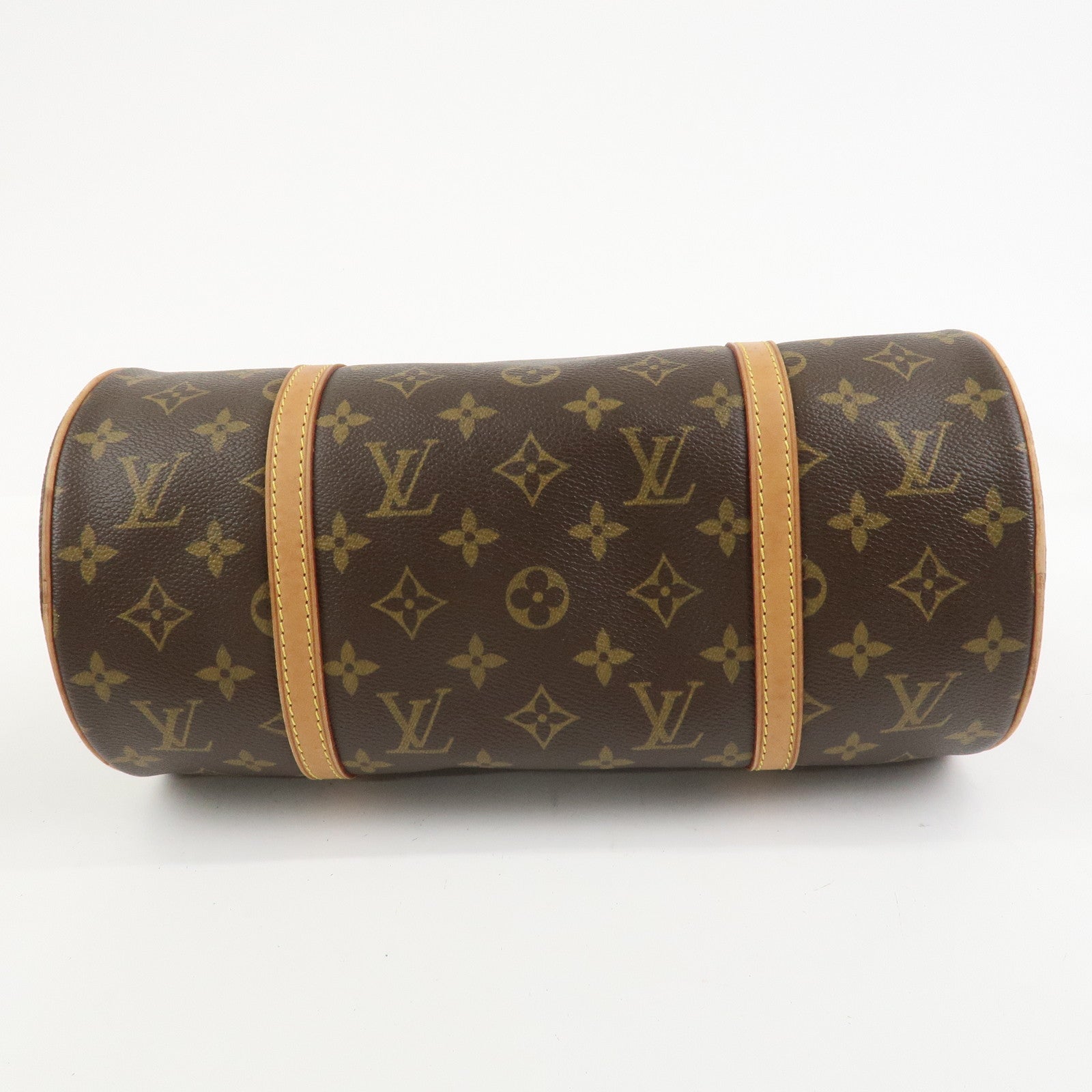 Louis Vuitton Monogram Papillon 30 Hand Bag Brown M51385