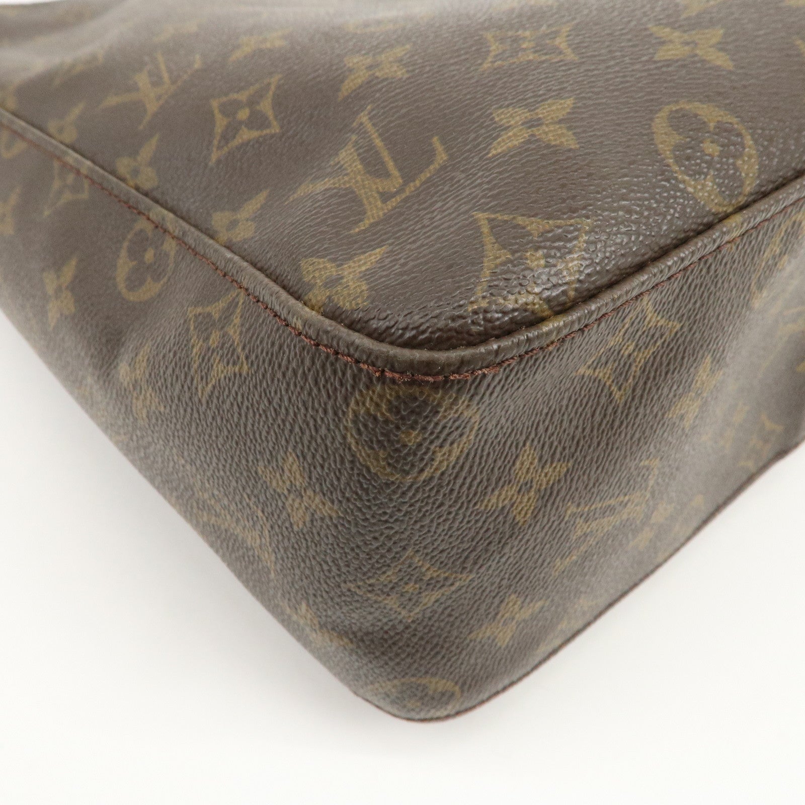 Louis Vuitton Monogram Looping GM Shoulder Bag Brown M51145