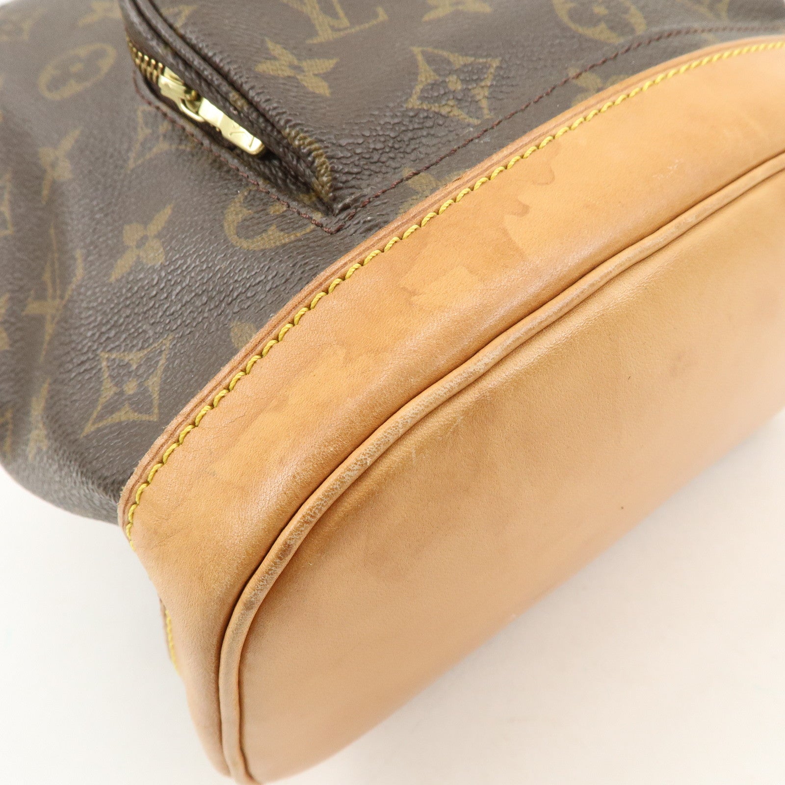 Louis Vuitton Monogram Montsouris MM Back Pack Brown M51136 Used