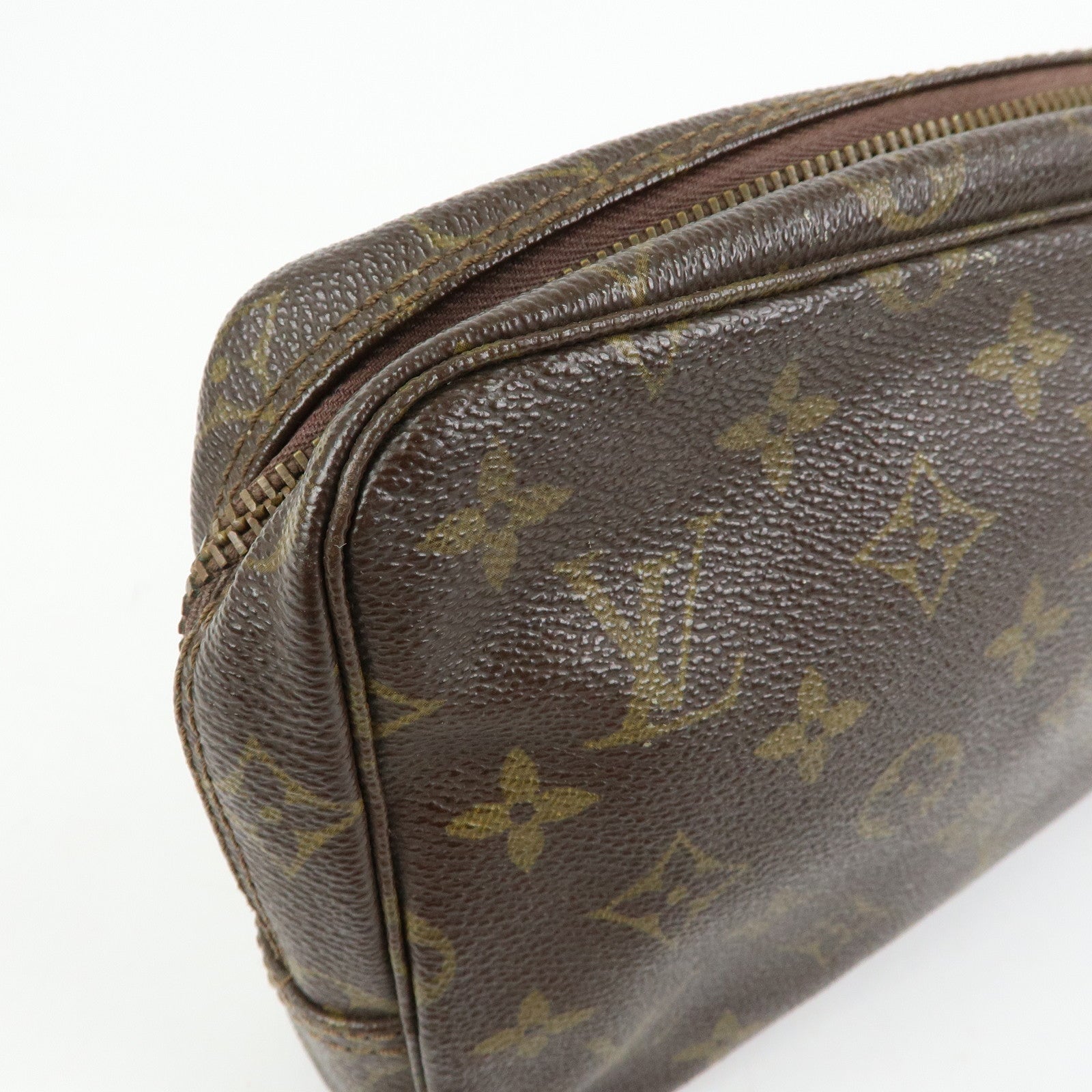 Louis Vuitton Monogram Trousse Toilette 23 Pouch Brown M47524