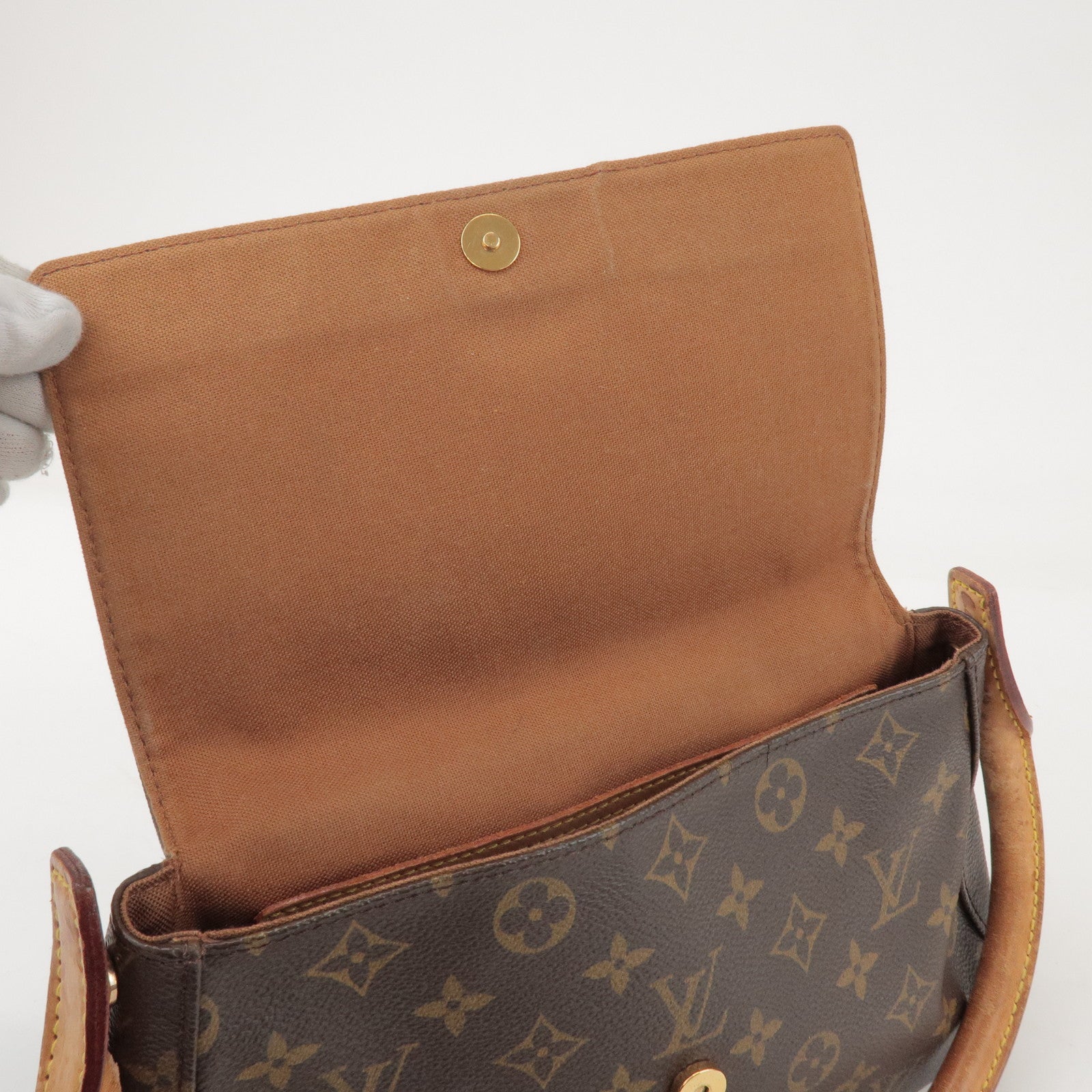 Louis Vuitton Monogram Mini Looping Shoulder Bag Brown M51147