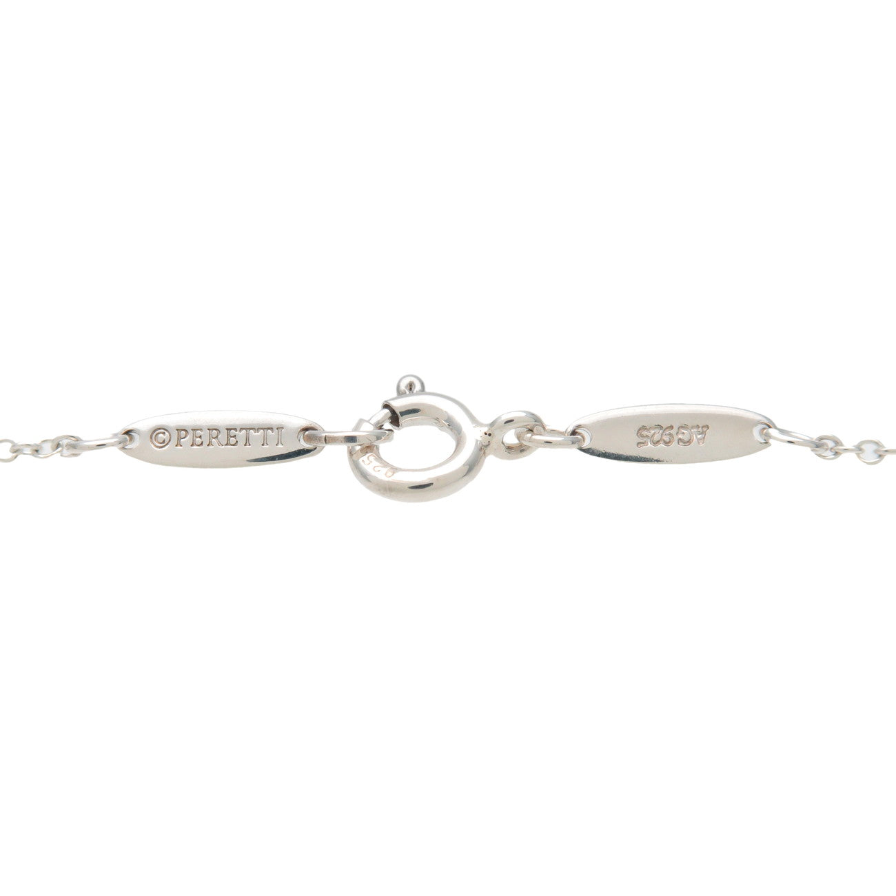 Tiffany & Co Open Heart Necklace 16mm SV925 Silver