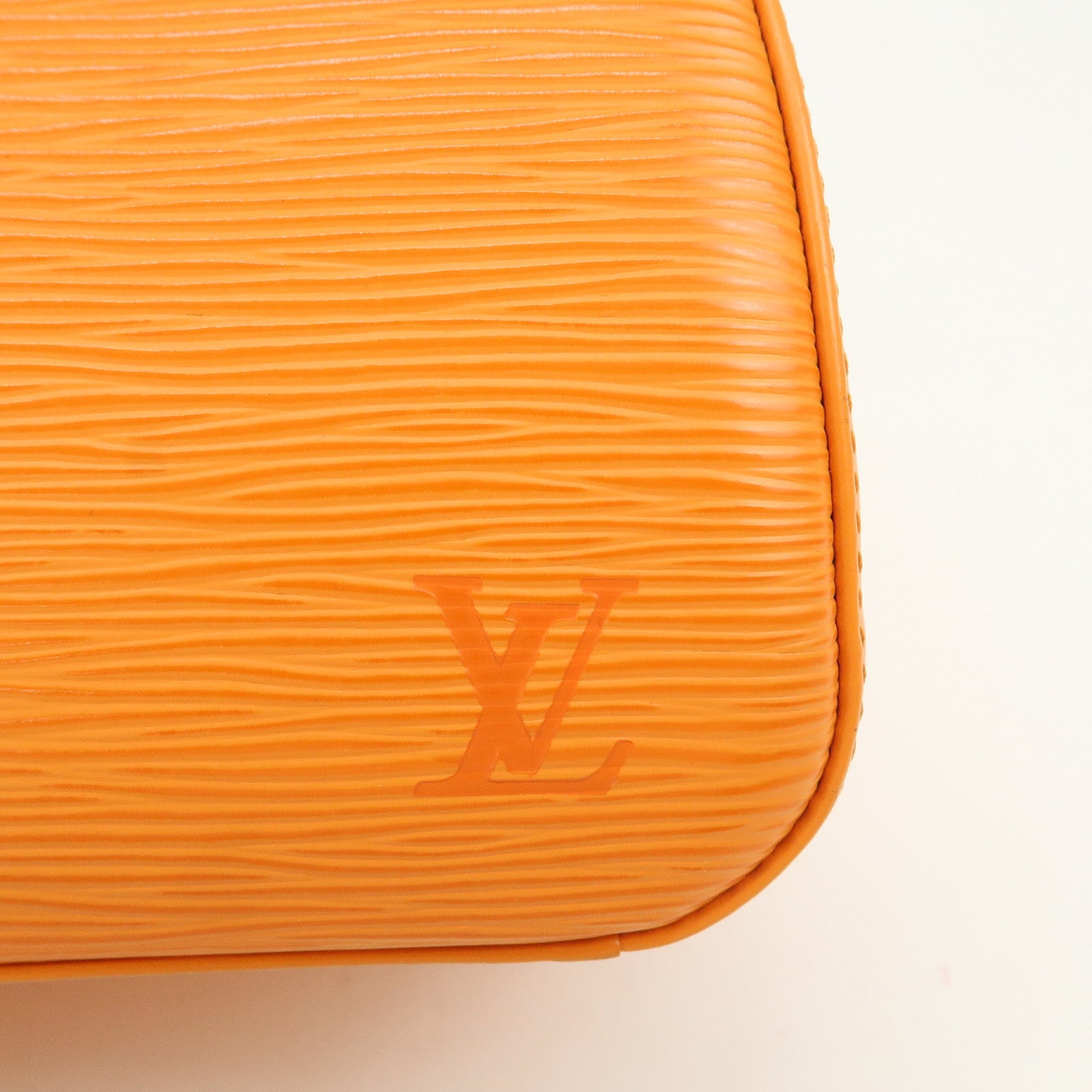 Louis Vuitton Epi Leather Jasmine Hand Bag Mandarin M5208H