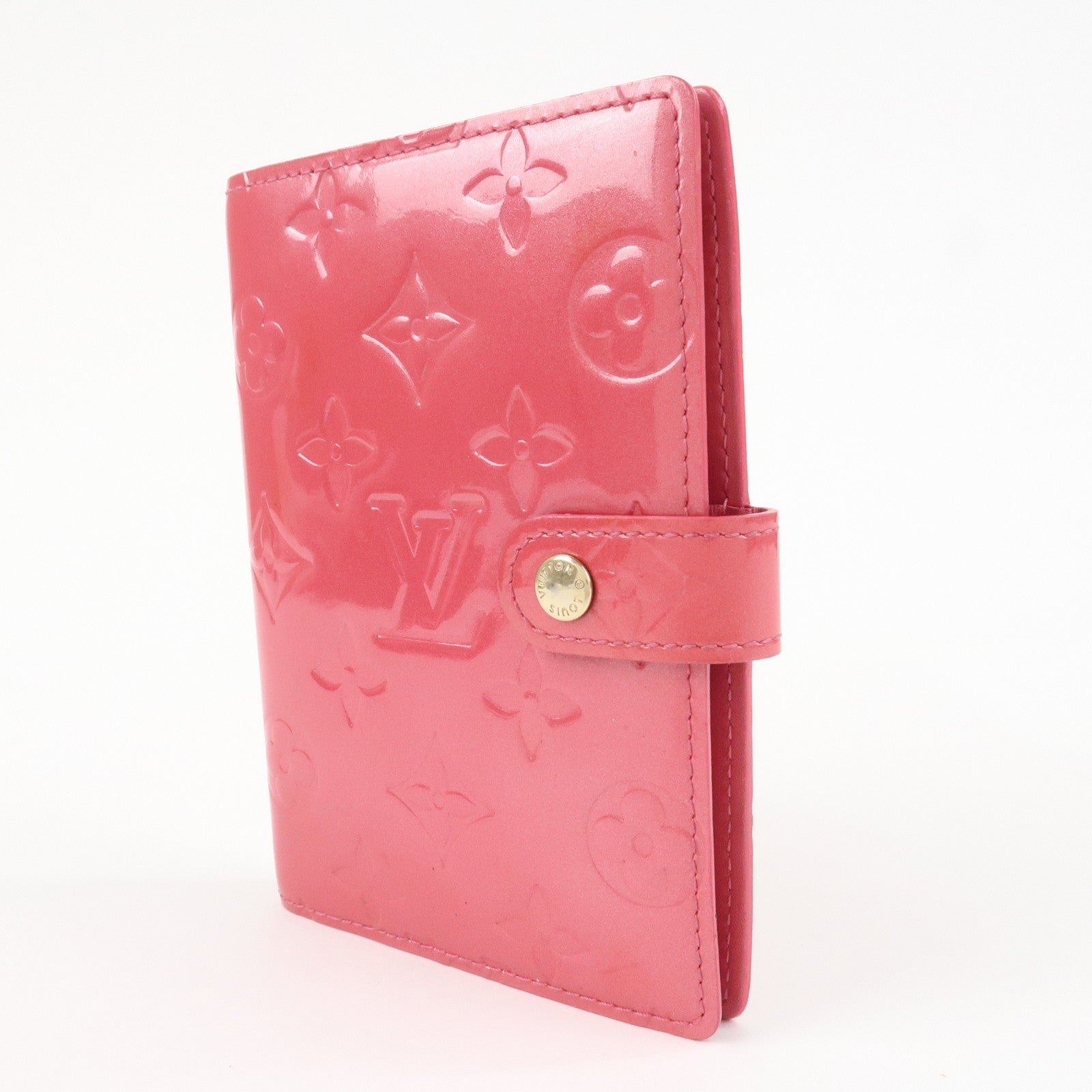 Louis Vuitton Monogram Vernis Agenda PM Planner Cover R2101F Used
