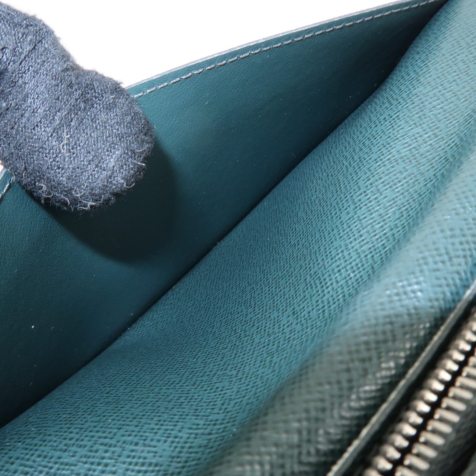 Louis Vuitton Epi Leather Long Wallet Dark Green Used