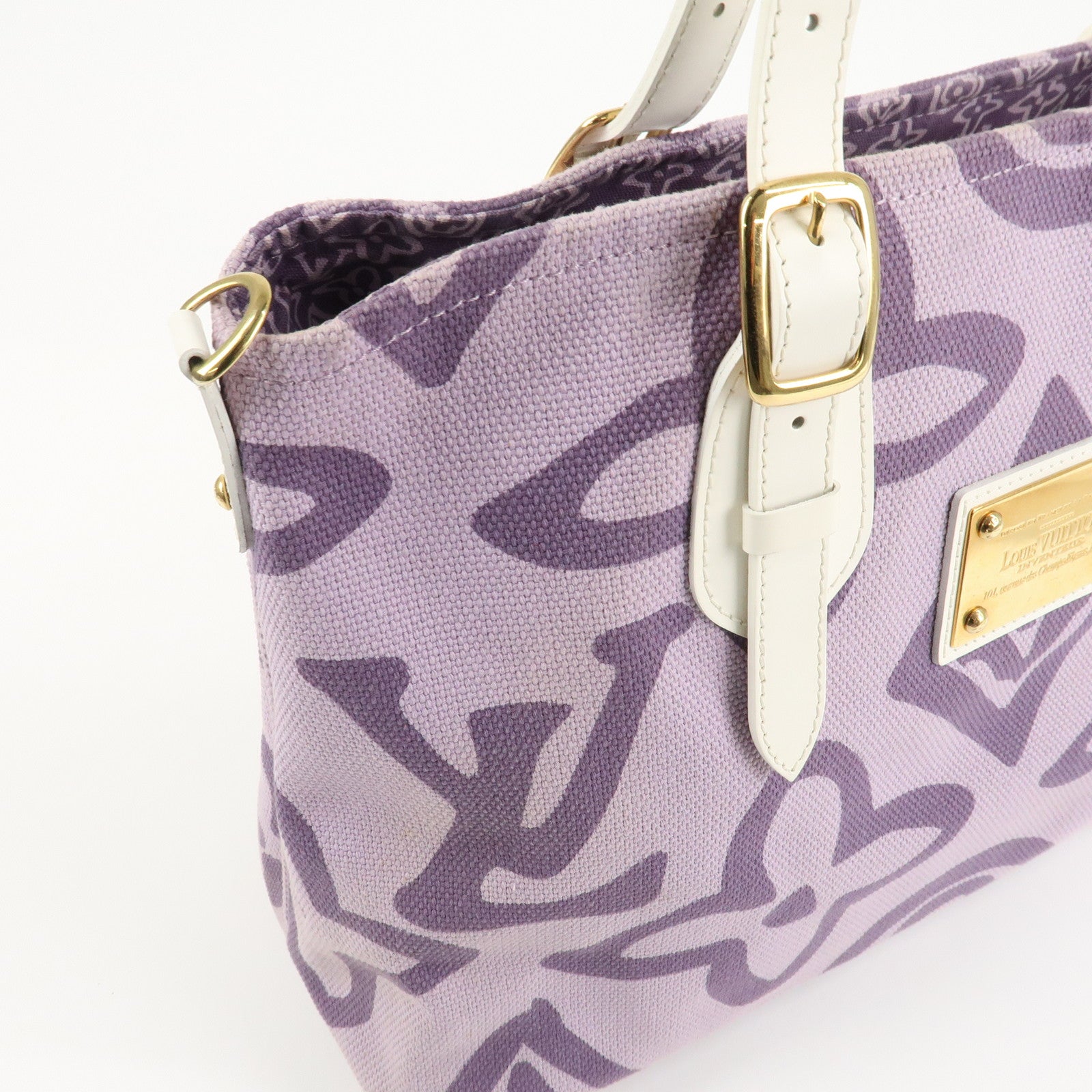 Louis Vuitton Cruise Line Canvas Tahitienne PM Tote Bag M95680 Used