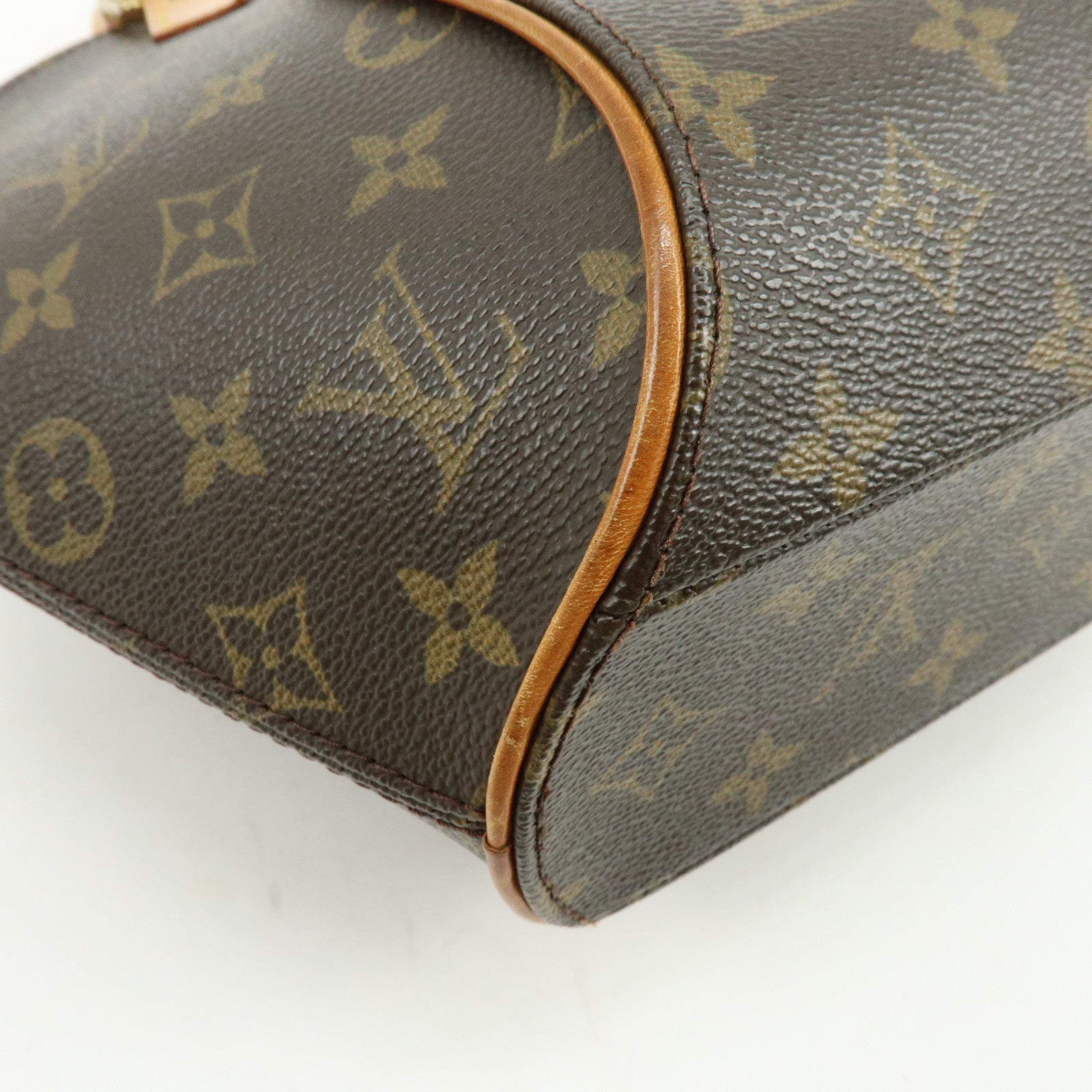 Louis Vuitton Monogram Ellipse PM Hand Bag Brown M51127