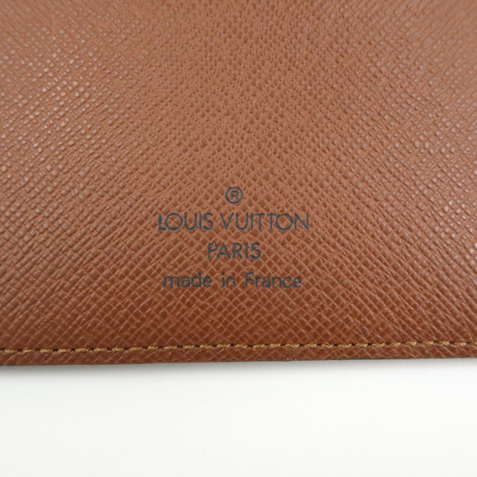 Louis Vuitton Monogram Agenda MM Planner Cover Brown R20105