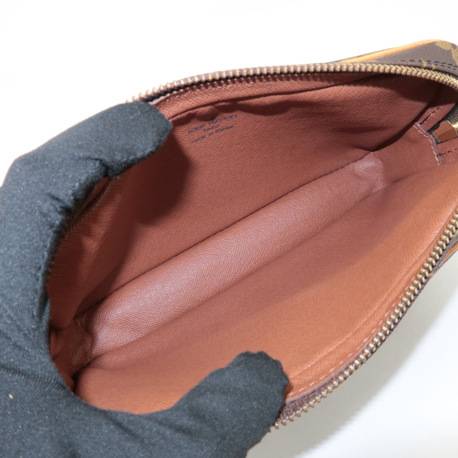 Louis Vuitton Monogram Pochette Marly Bandouliere Bag Brown M51828 Used