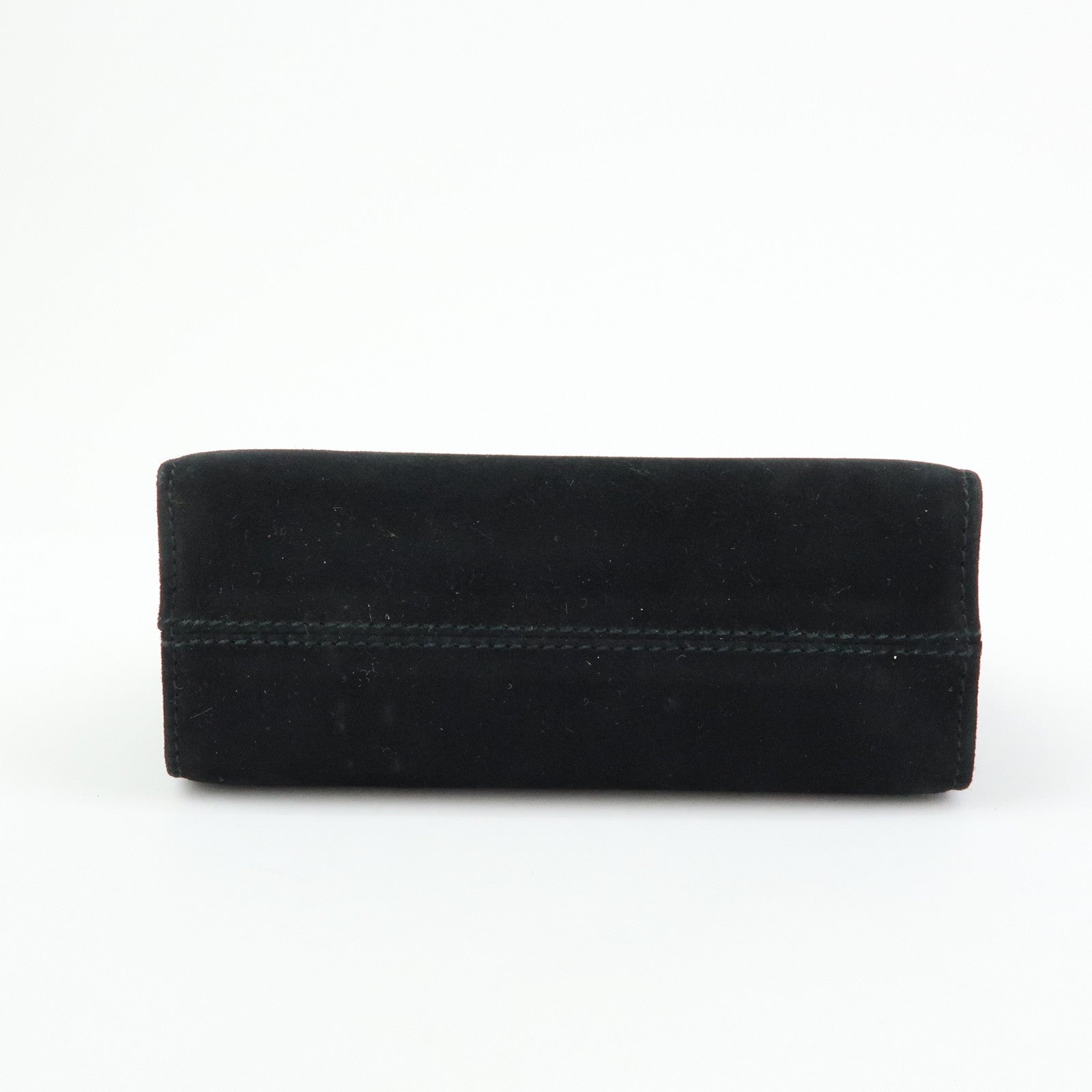 Ferragamo Gancini Suede Leather Chain Shoulder Crossbody Bag Black