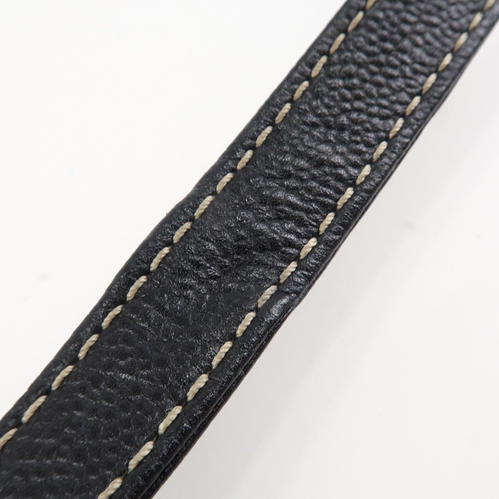 CHANEL Caviarskin COCO Mark Turn Lock 2Way Hand Bag Black Used