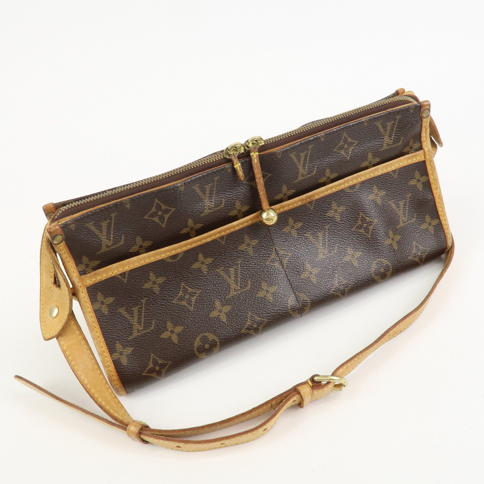 Louis Vuitton Monogram Popincourt Long Shoulder Bag Brown M40008