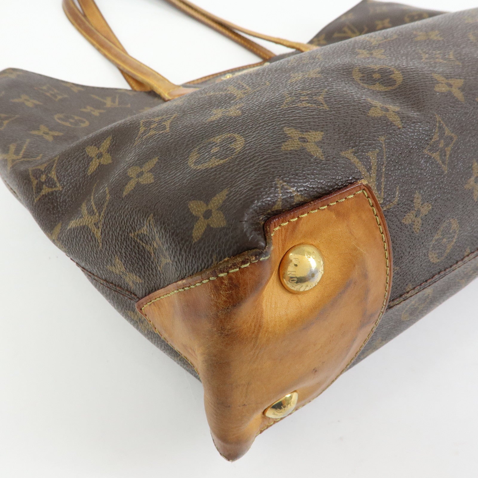 Louis Vuitton Monogram Wilshire MM Tote Bag Brown M45644