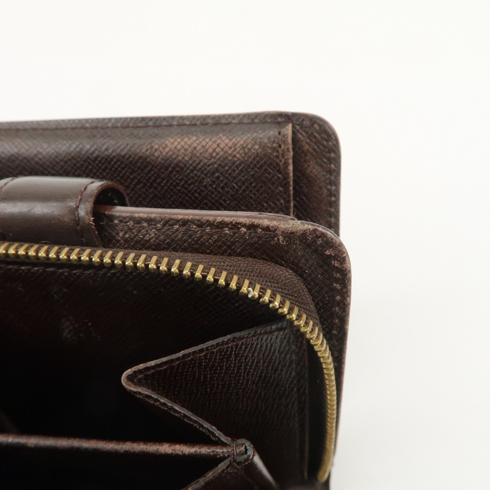 Louis Vuitton Damier Compact Zippy Bi-fold Small Wallet N61668