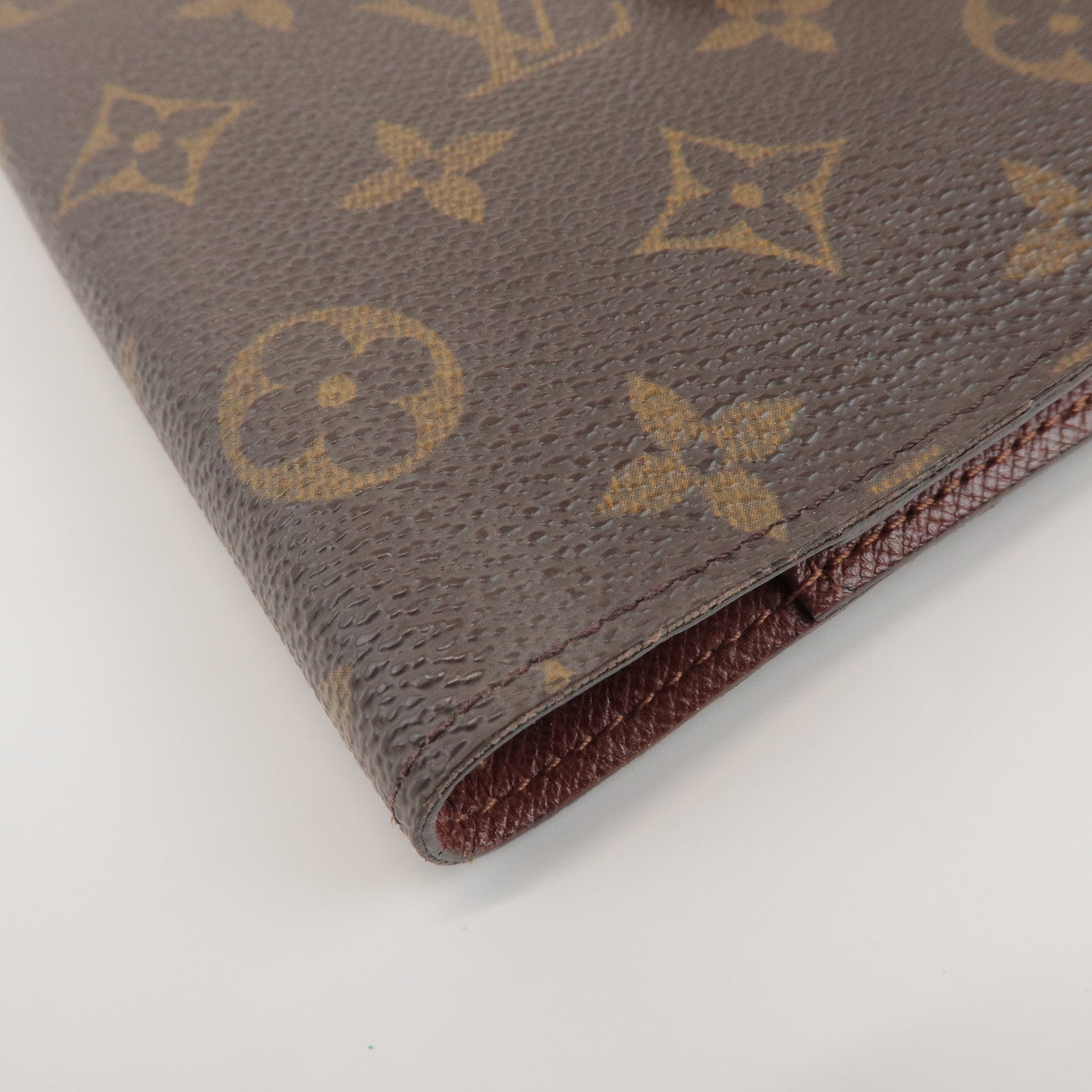 Louis Vuitton Monogram Agenda PM Canvas Planner Cover Brown R20005