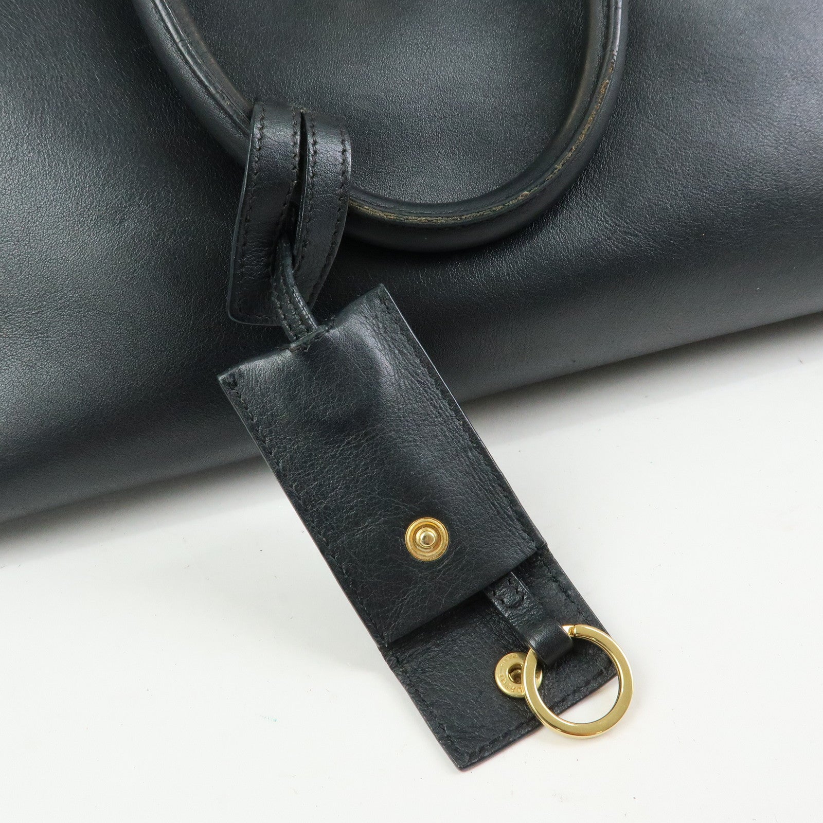 SAINT LAURENT PARIS Petit Cabas Y Line Leather 2WayBag Black 311210