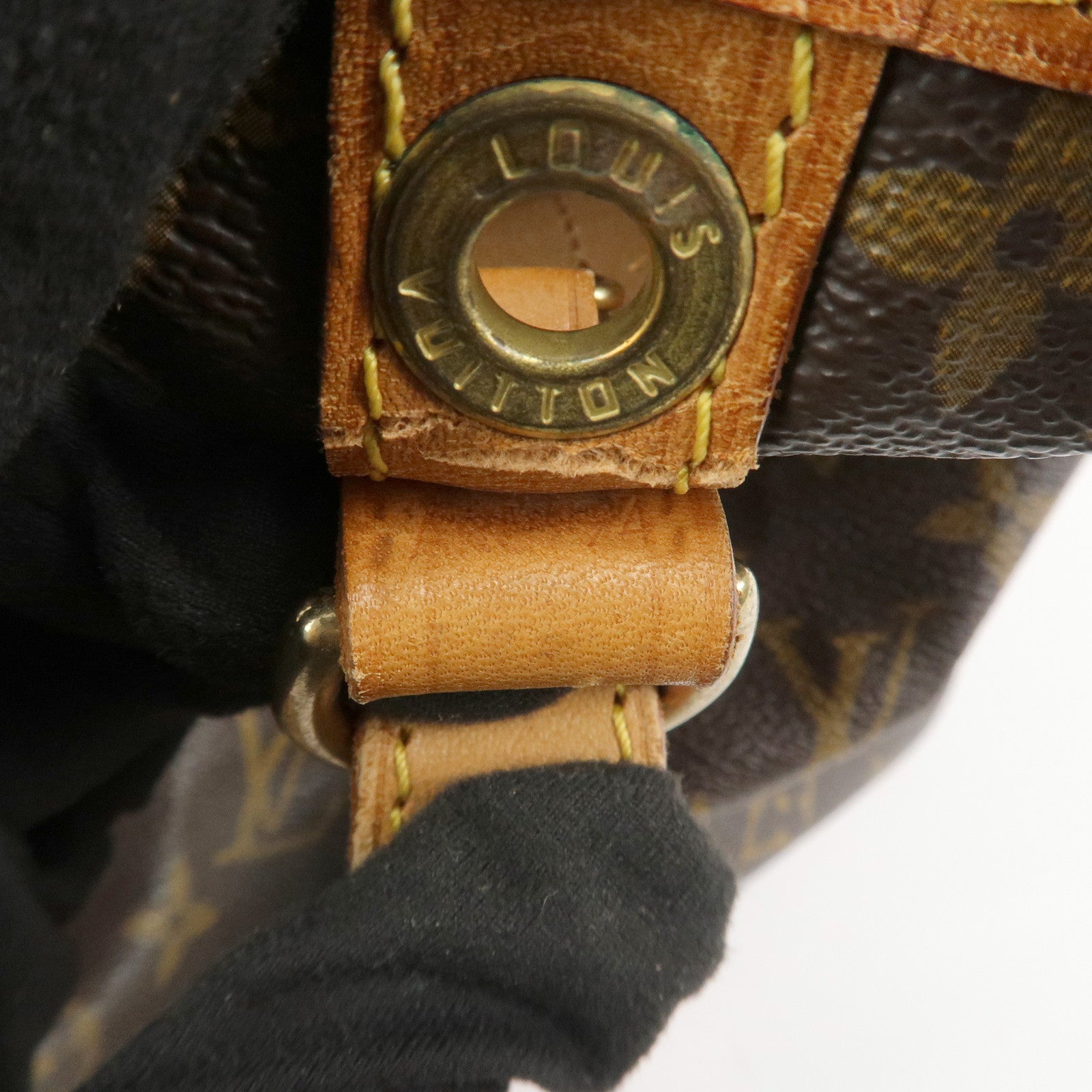 Louis Vuitton Monogram Canvas Petit Noe Shoulder Bag Brown M42226