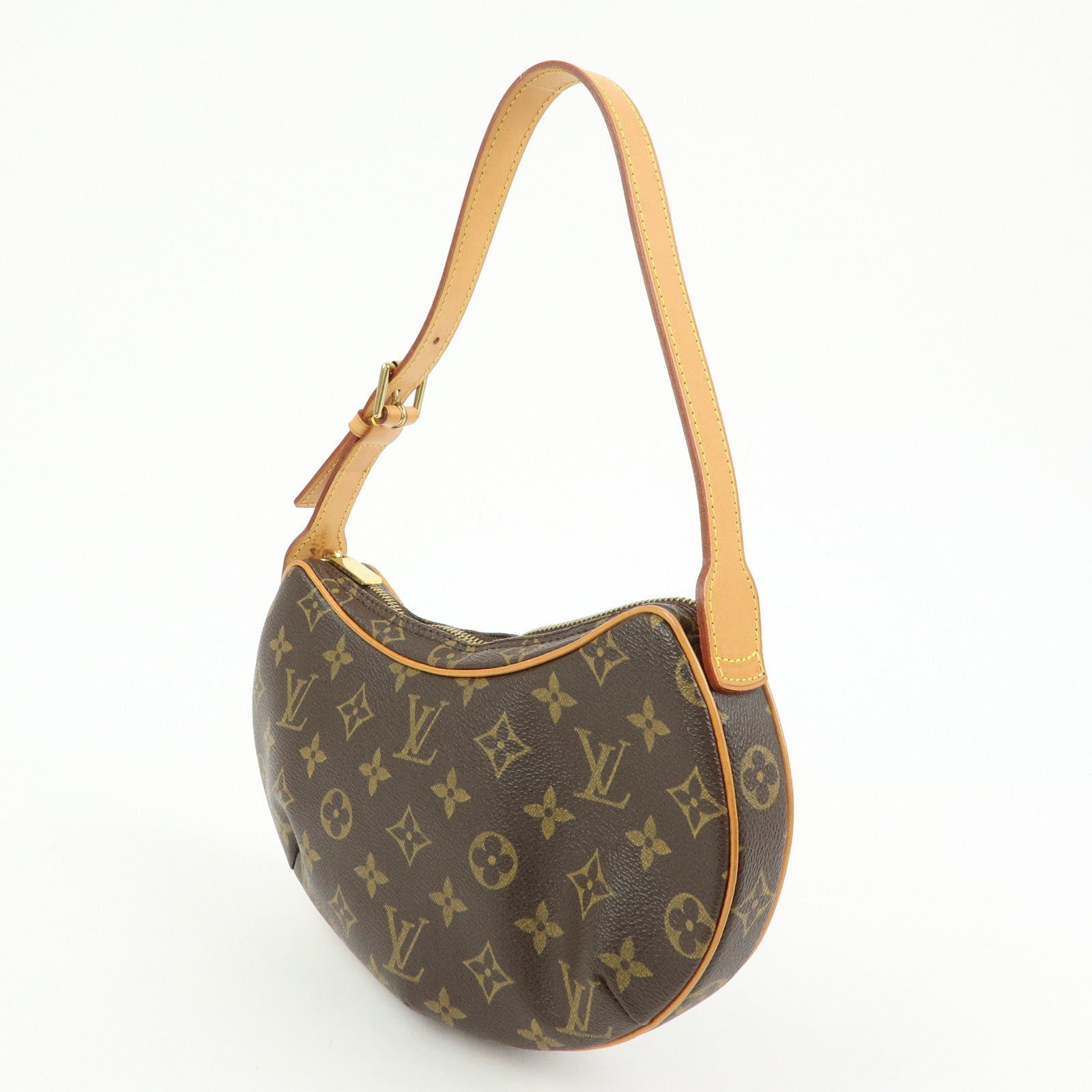 Louis Vuitton Monogram Pochette Croissant Shoulder Hand Bag M51510
