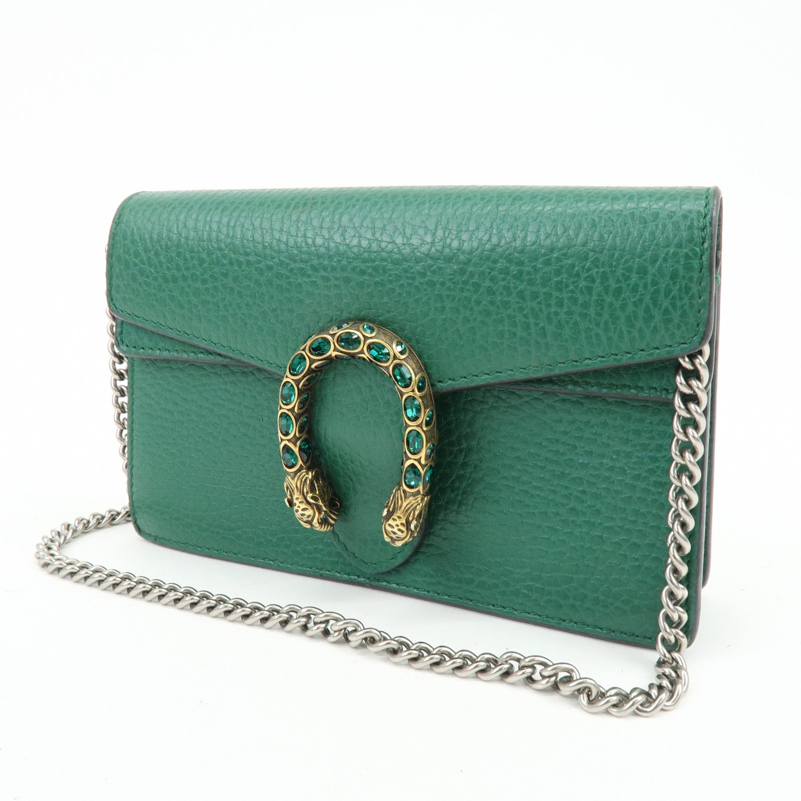 GUCCI Dionysus Super Mini Bag Leather Chain Shoulder Bag 476432