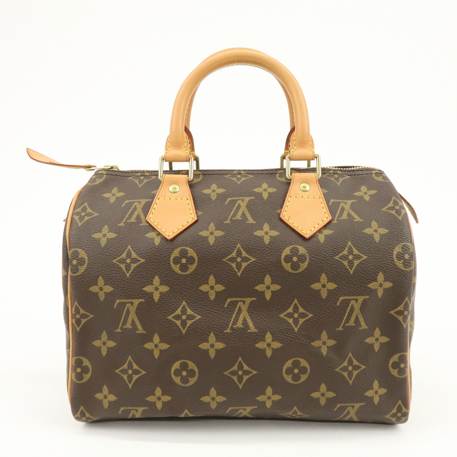 Louis Vuitton Monogram Speedy 25 Boston Bag Hand Bag Brown M41528