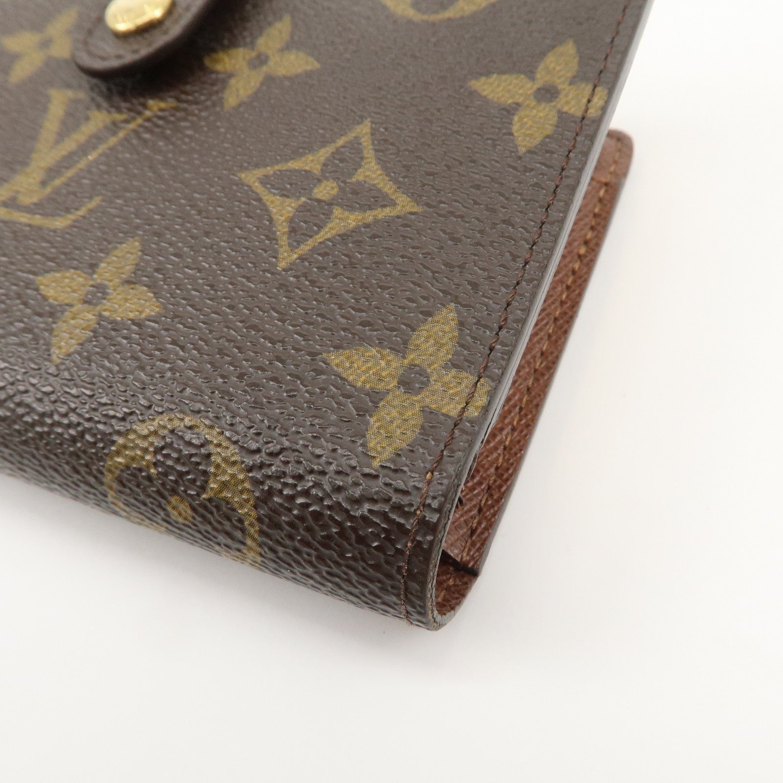 Louis Vuitton Monogram Portefeuille Viennois Wallet Brown M61674 Used
