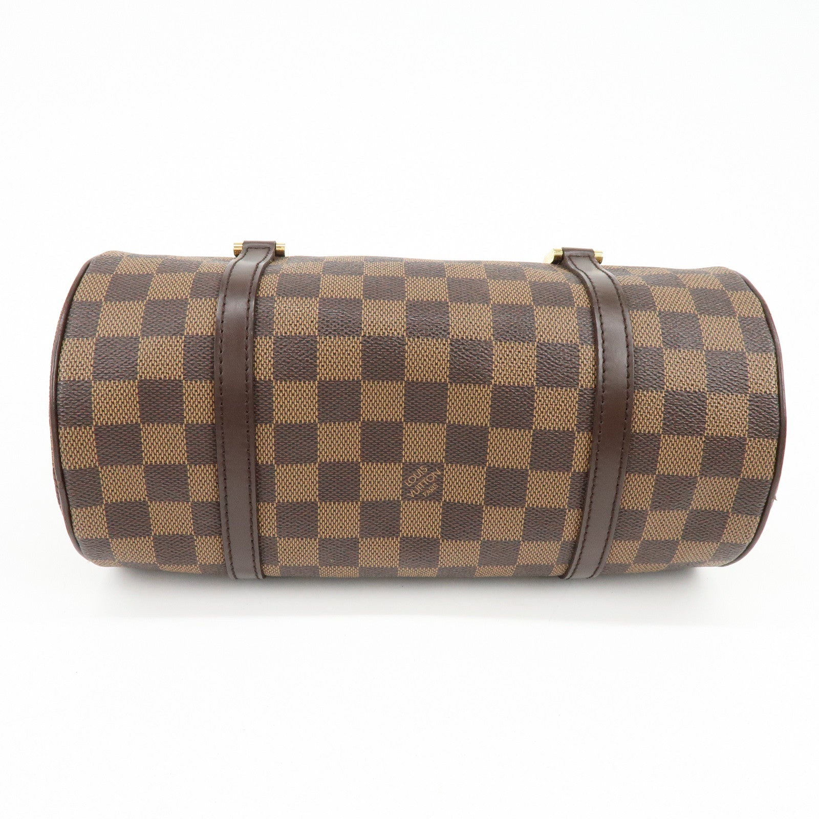 Louis Vuitton Damier Ebene Papillon 26 Hand Bag Brown N51304