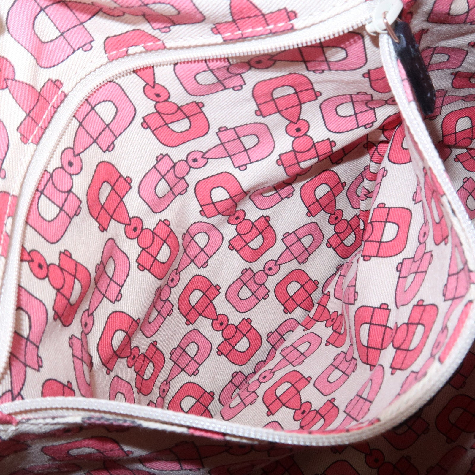 GUCCI Hysteria PVC Canvas Leather Shoulder Bag Black 262903