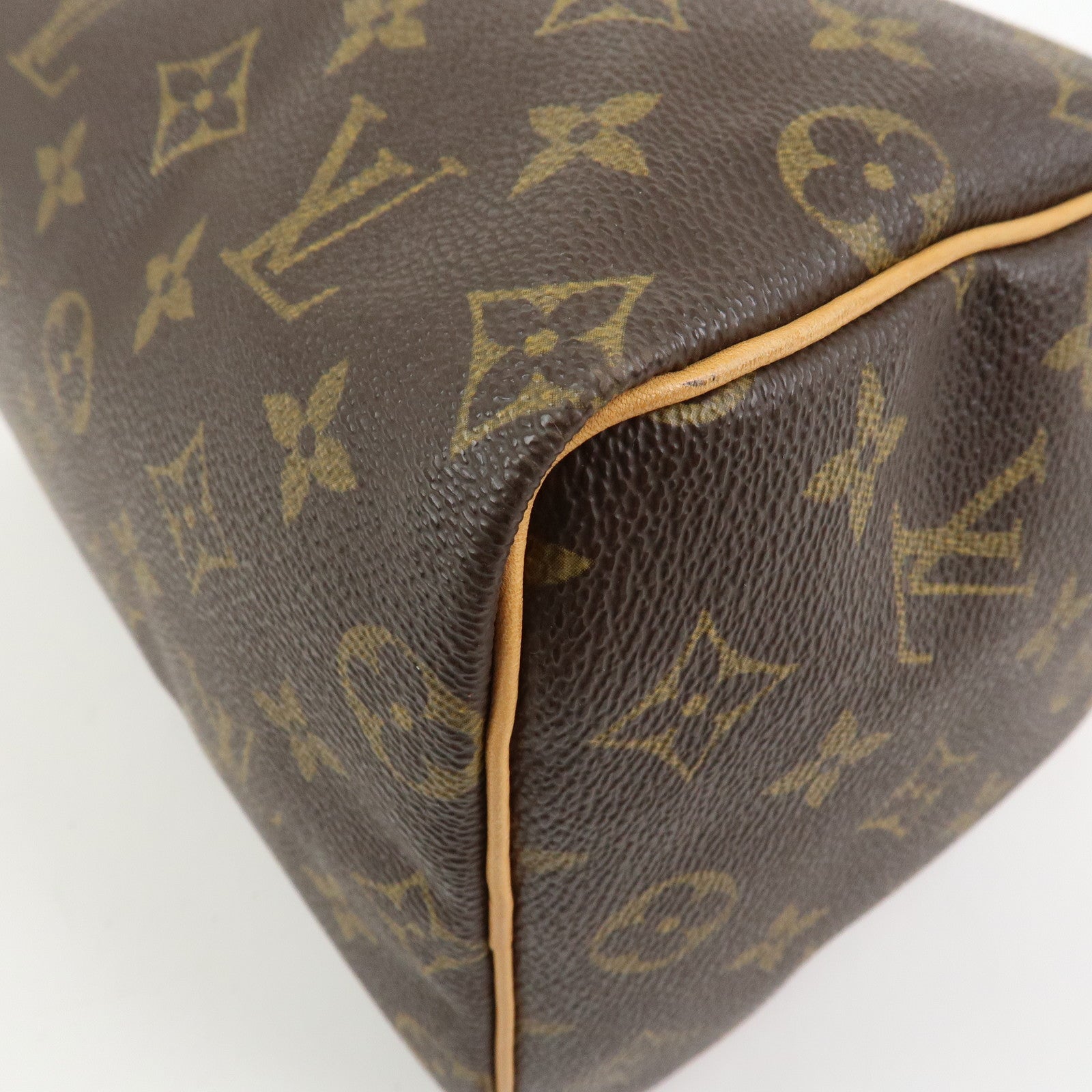 Louis Vuitton Monogram Speedy 25 Boston Bag Hand Bag Brown M41528