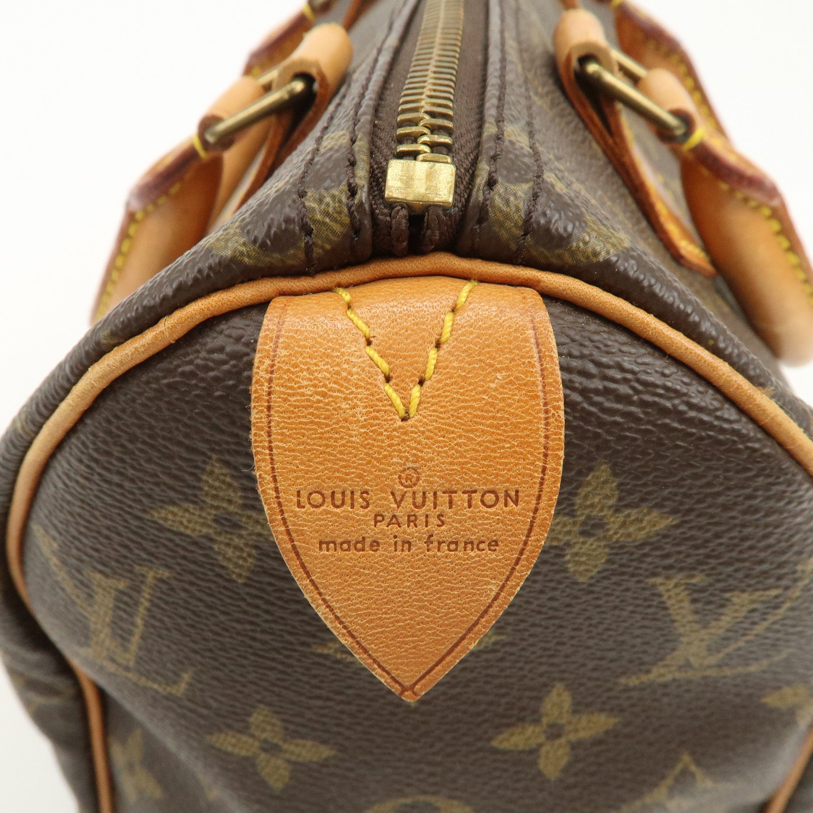 Louis Vuitton Monogram Speedy 25 Boston Bag Hand Bag Brown M41528