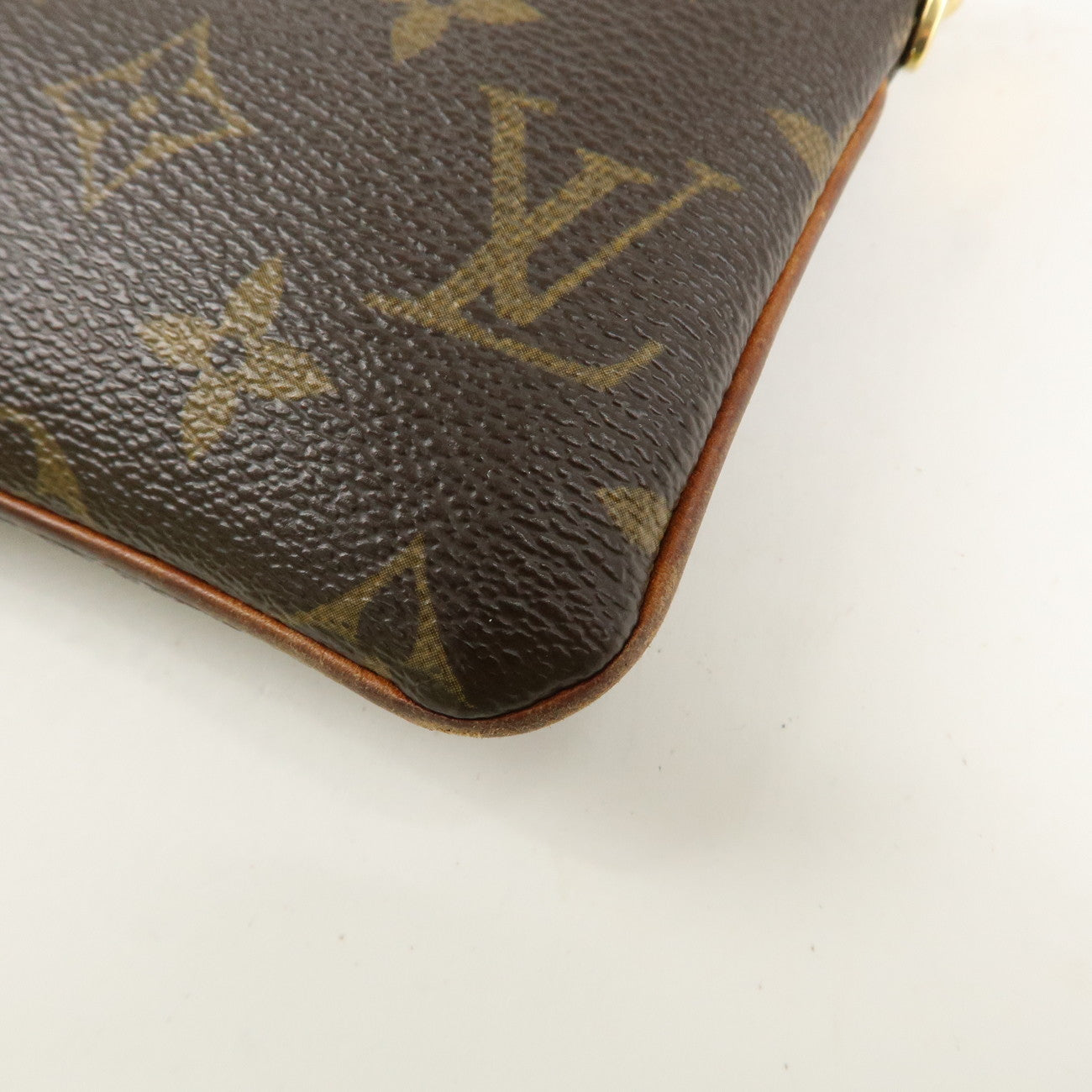 Louis Vuitton Monogram Pochette Milla MM Chain Hand Bag M60094 Used