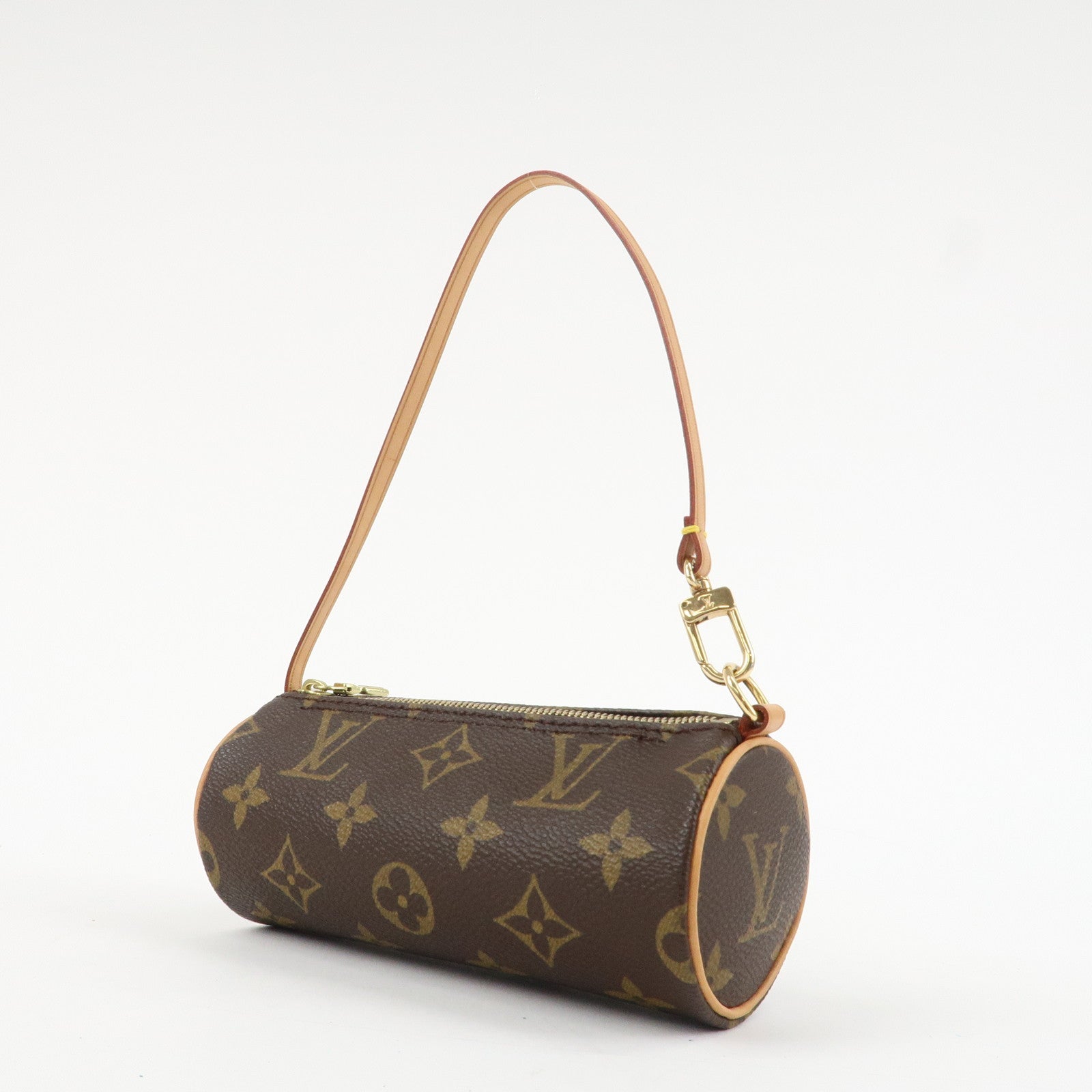 Louis Vuitton Monogram Mini Pouch for Papillon Bag New Style Brown Used