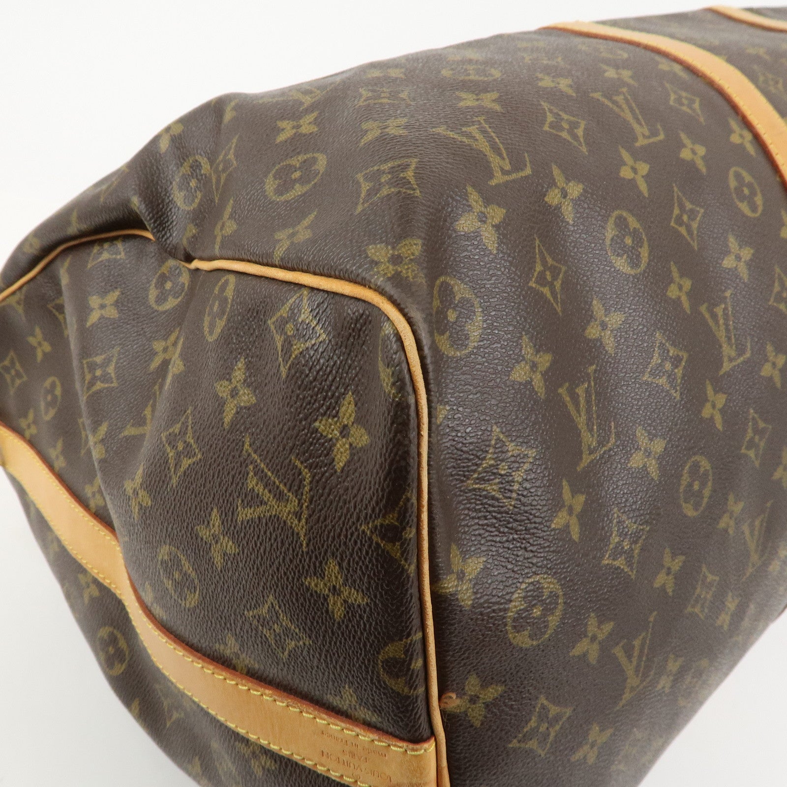 Louis Vuitton Monogram Keep All Bandouliere 60 Boston Bag M41412