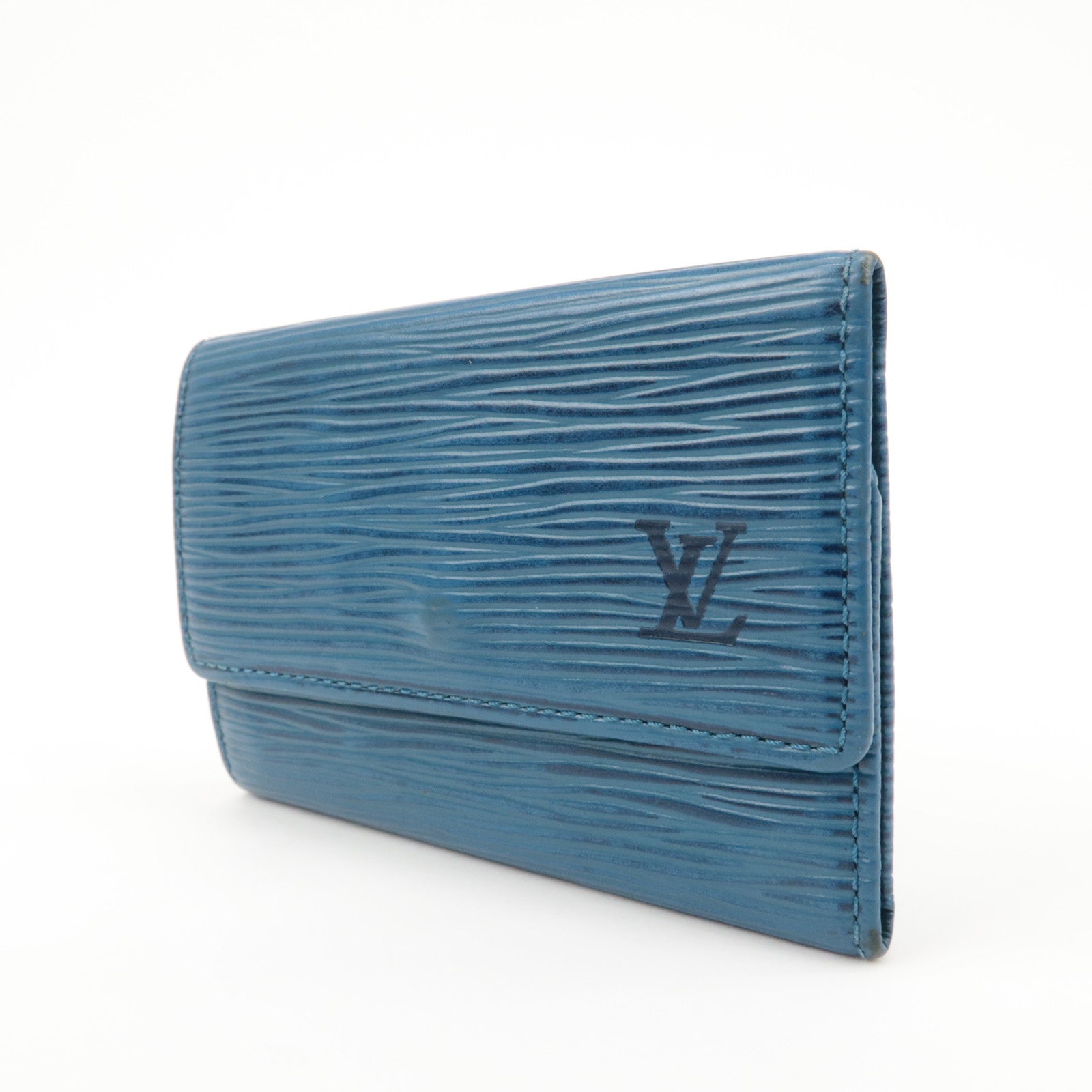 Louis Vuitton Epi Set of 2 Leather Coin Case Key Case M63815 M63703 Used