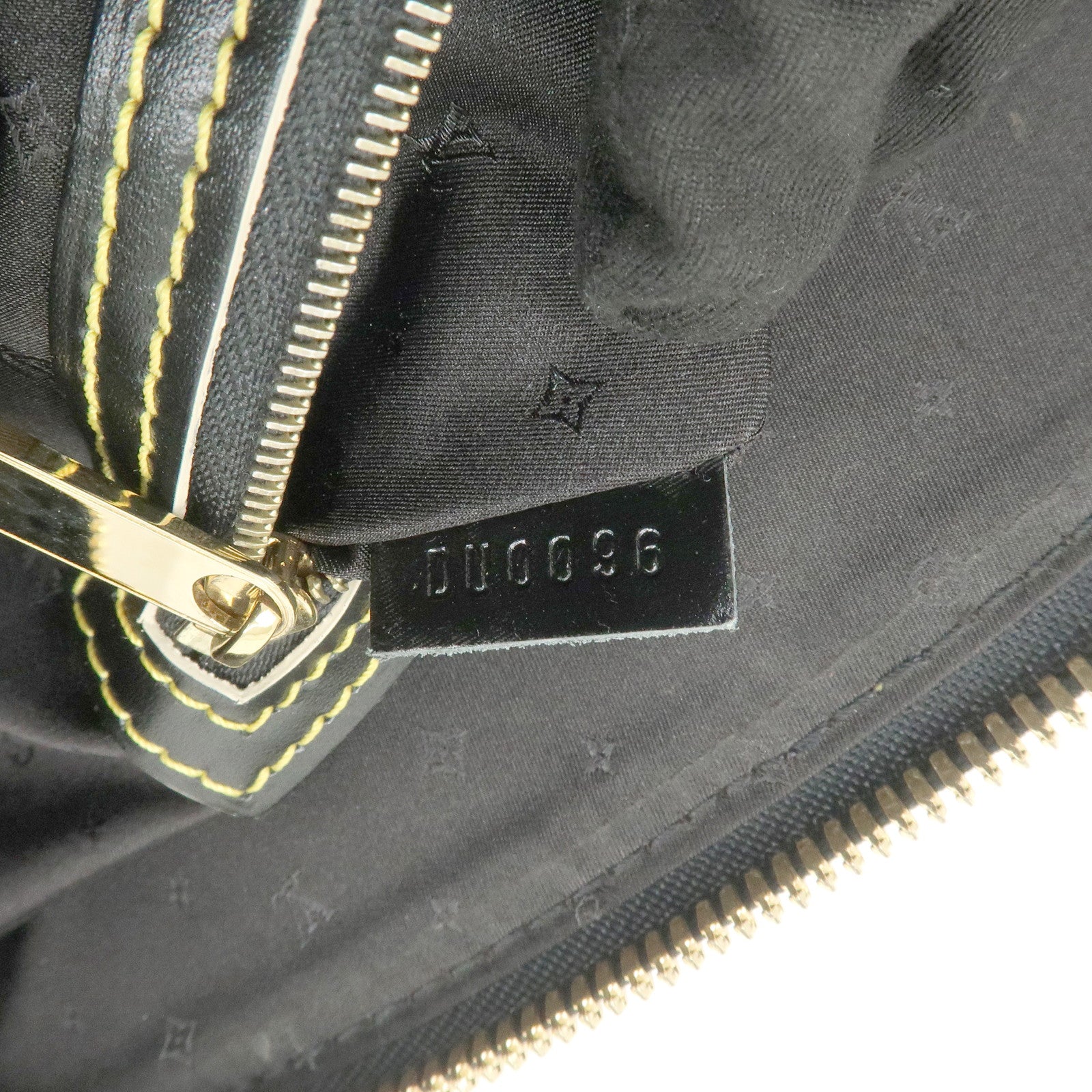 Louis Vuitton Suhari Leather Lock It MM Hand Bag Noir Black M91875