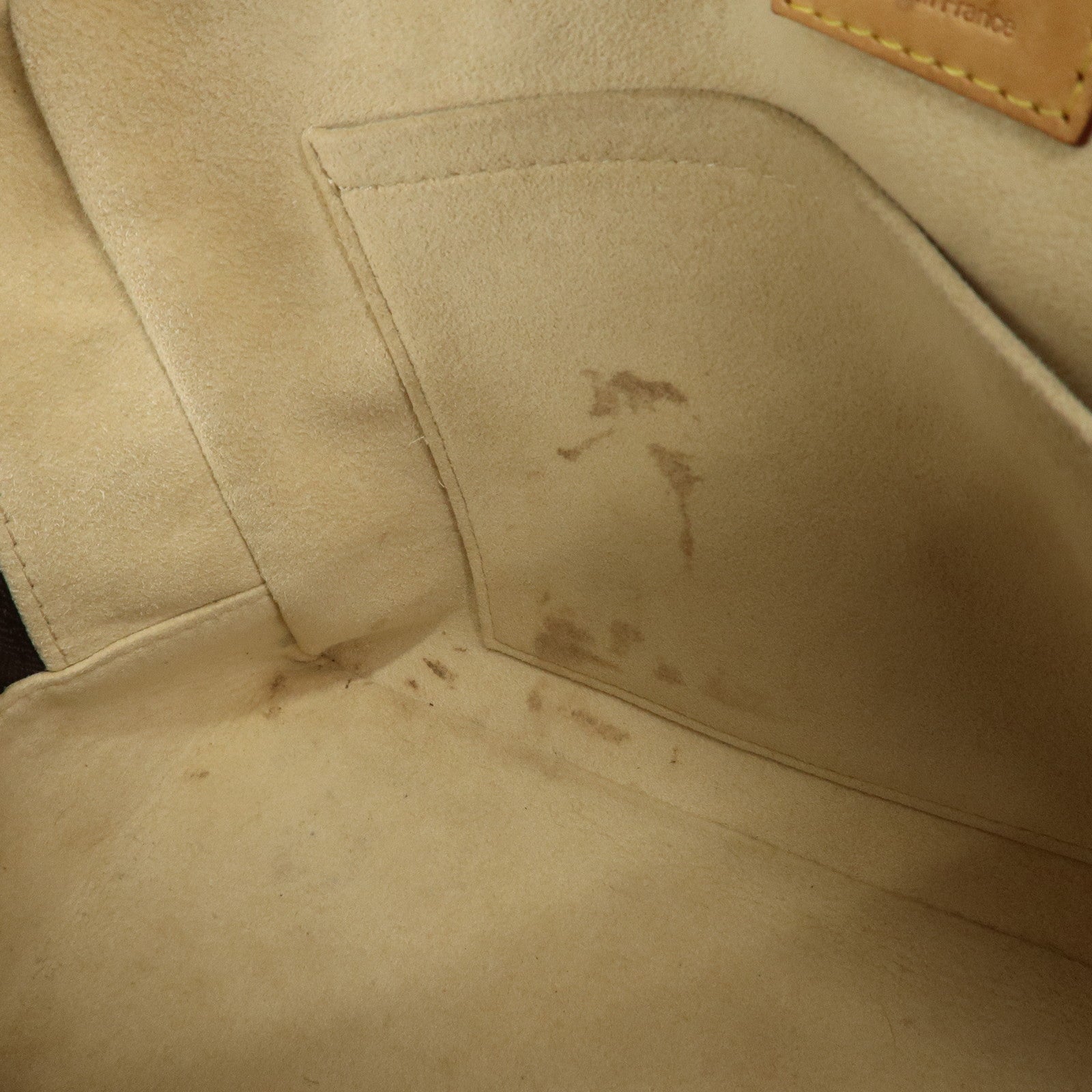 Louis Vuitton Monogram Manhattan PM Hand Bag Brown M40026 Used