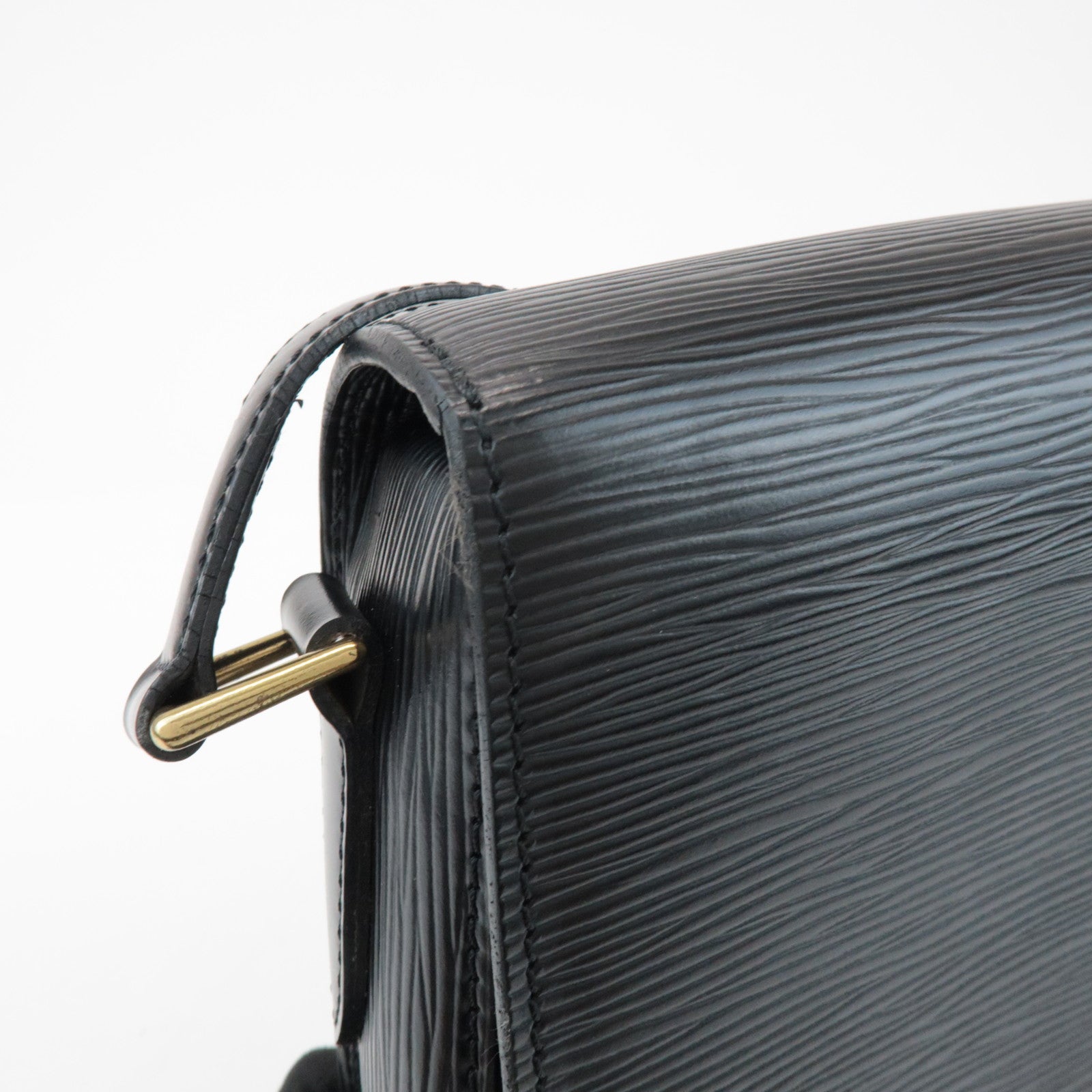 Louis Vuitton Epi Saint Cloud Shoulder Bag Black Noir M52192