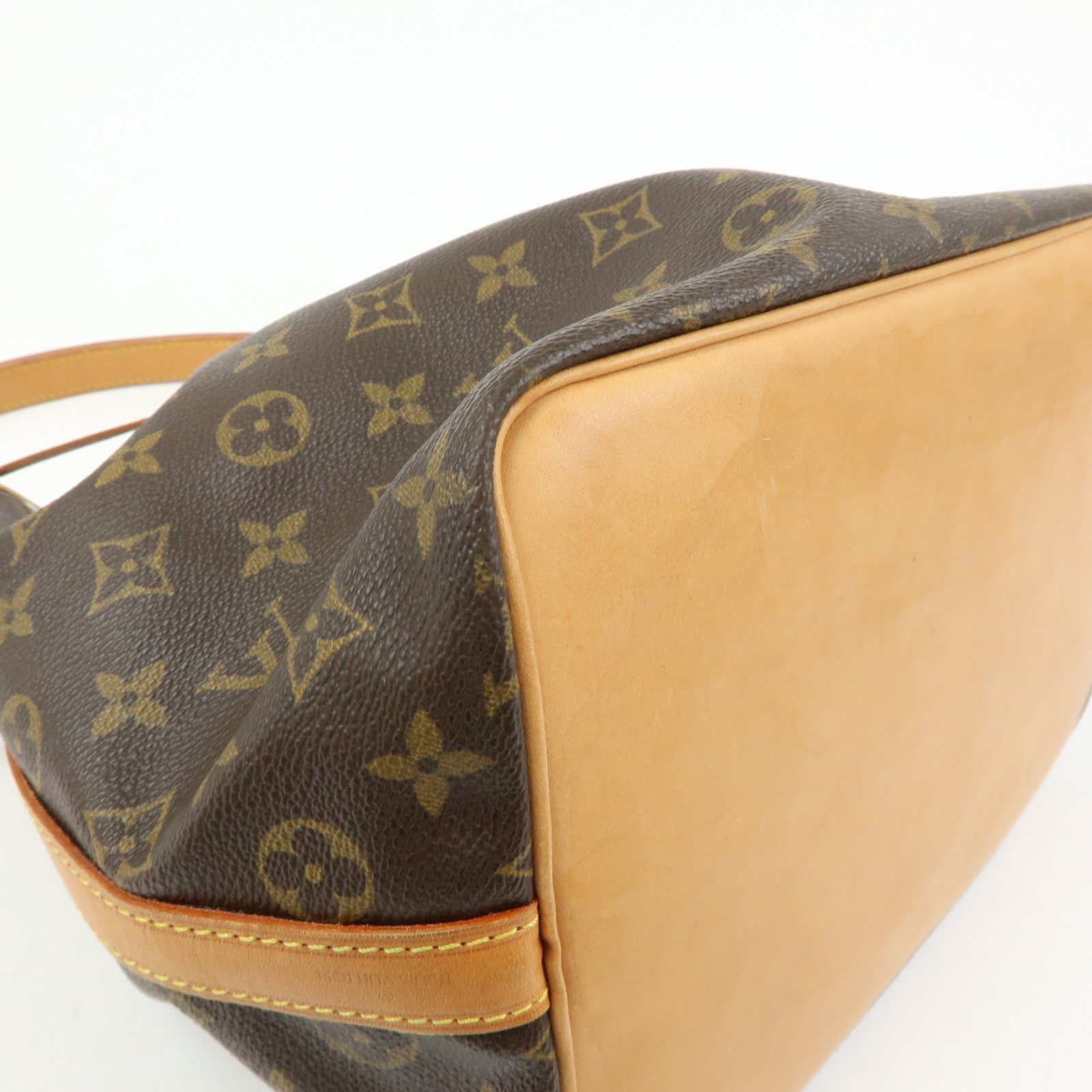 Louis Vuitton Monogram Petit Noe Shoulder Bag Brown M42226