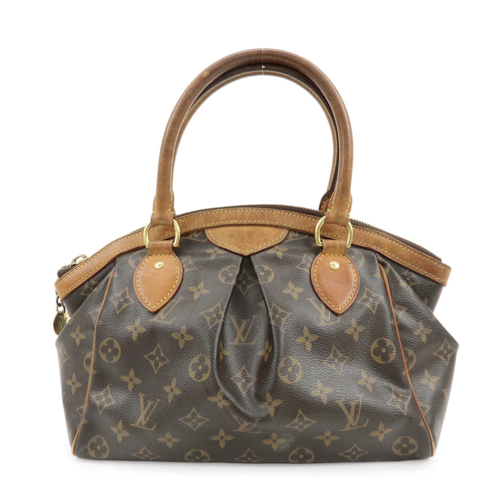 Louis Vuitton Monogram Tivoli PM Hand Bag Shoulder Bag Brown M40143