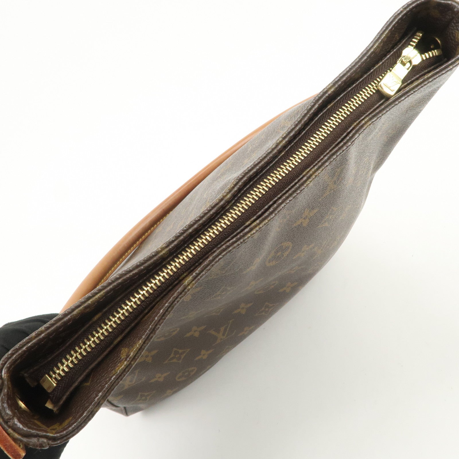 Louis Vuitton Monogram Looping GM Shoulder Bag Brown M51145