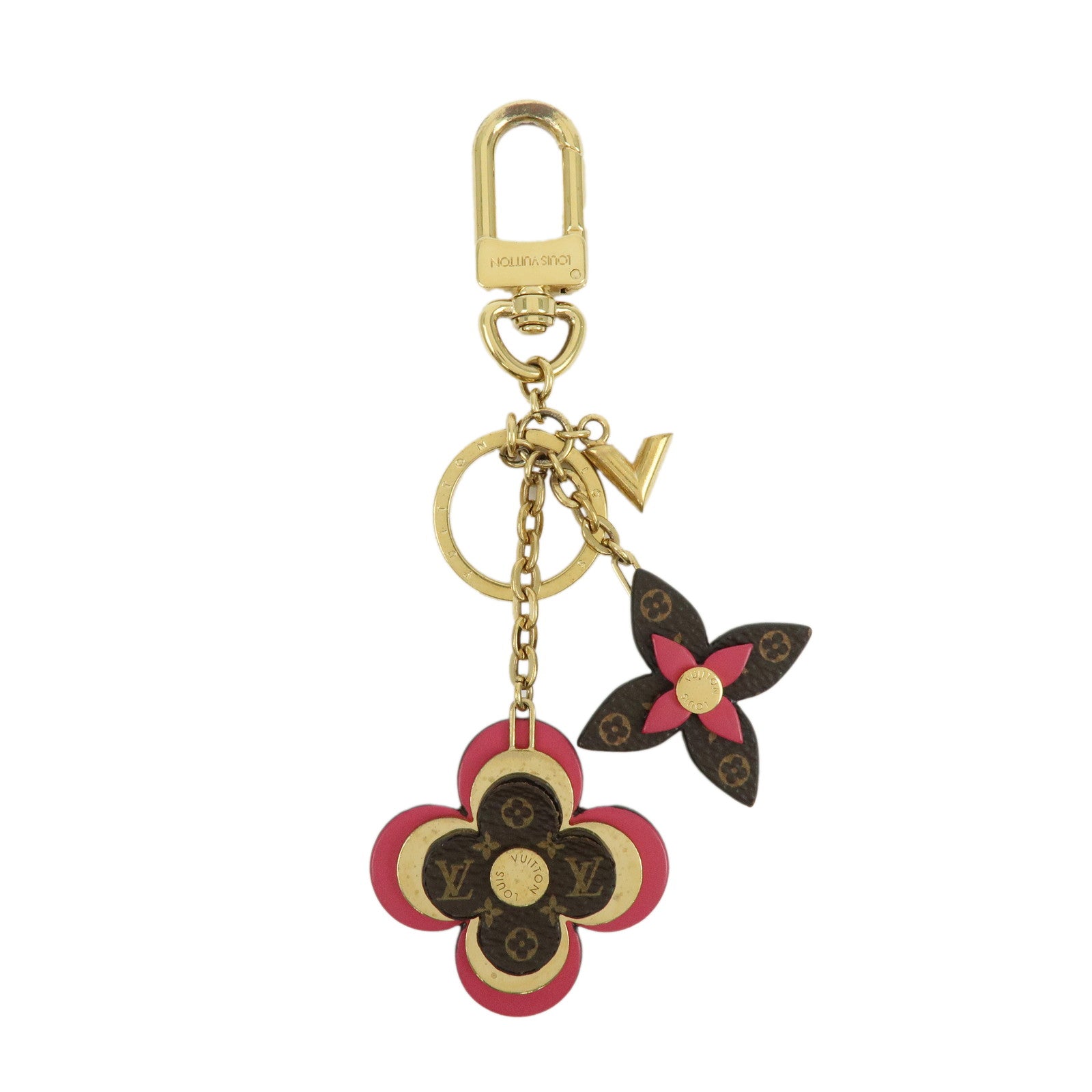 Louis Vuitton Porte Cles Blooming Flower Bag Charm Key Chain M63084
