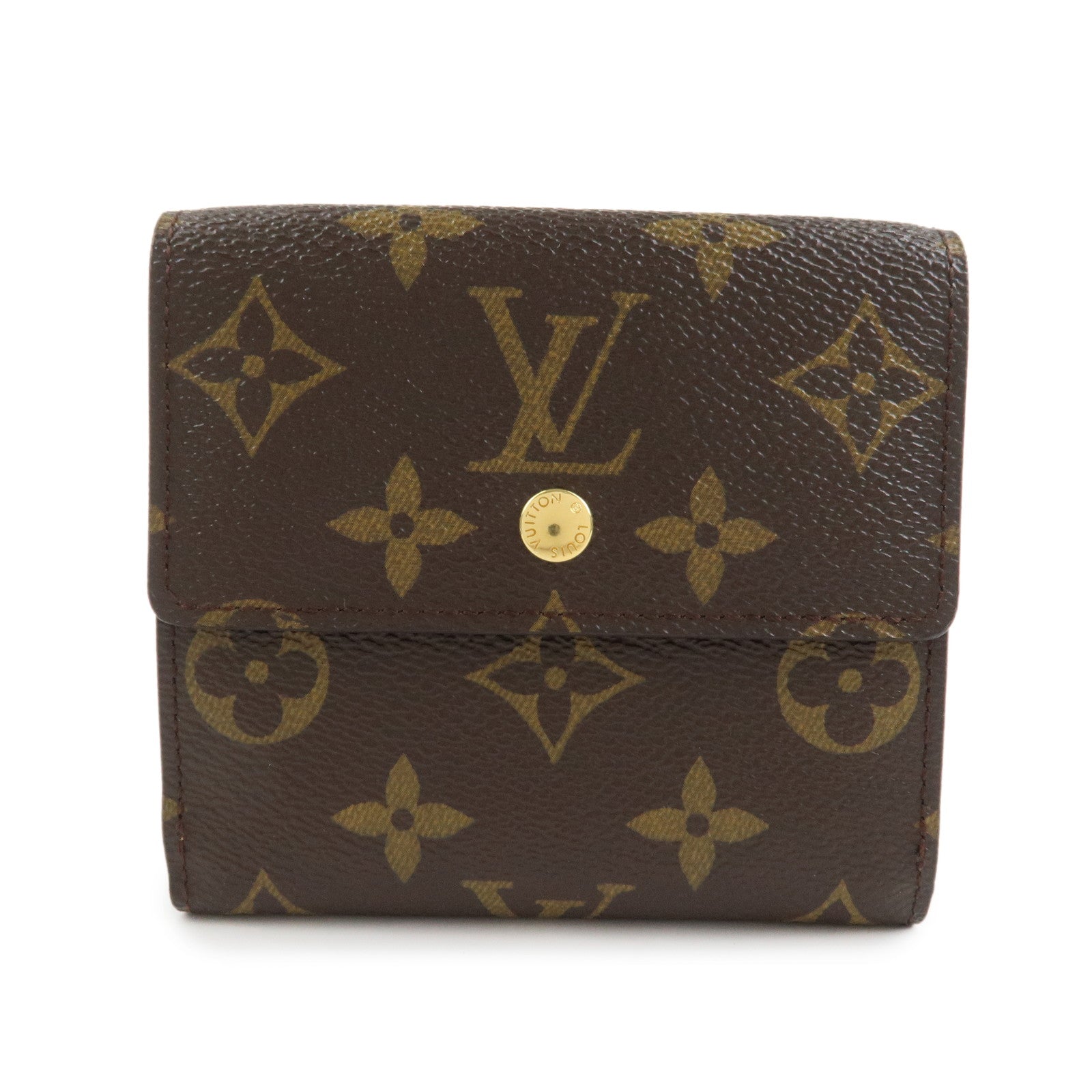 Louis Vuitton Monogram Portefeuille Elise Canvas Wallet M61654