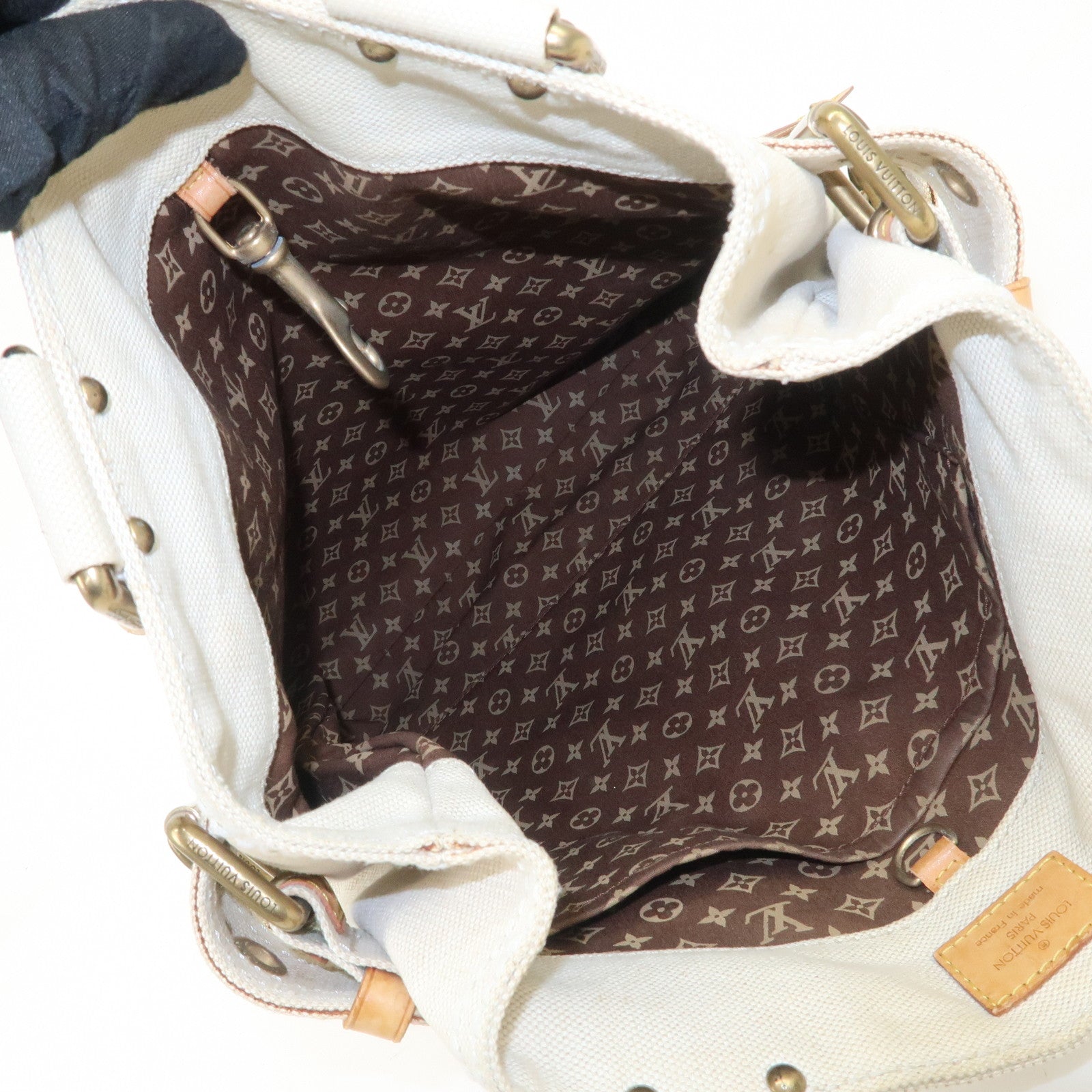 Louis Vuitton Cruise Line Globe Shopper MM Shoulder Bag M95114 Used